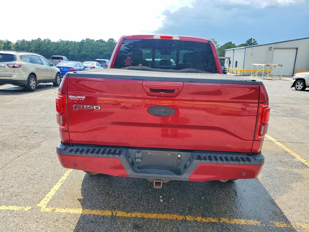 2015 Ford F150 Supercrew Red vin: 1FTEW1EG6FFB41290