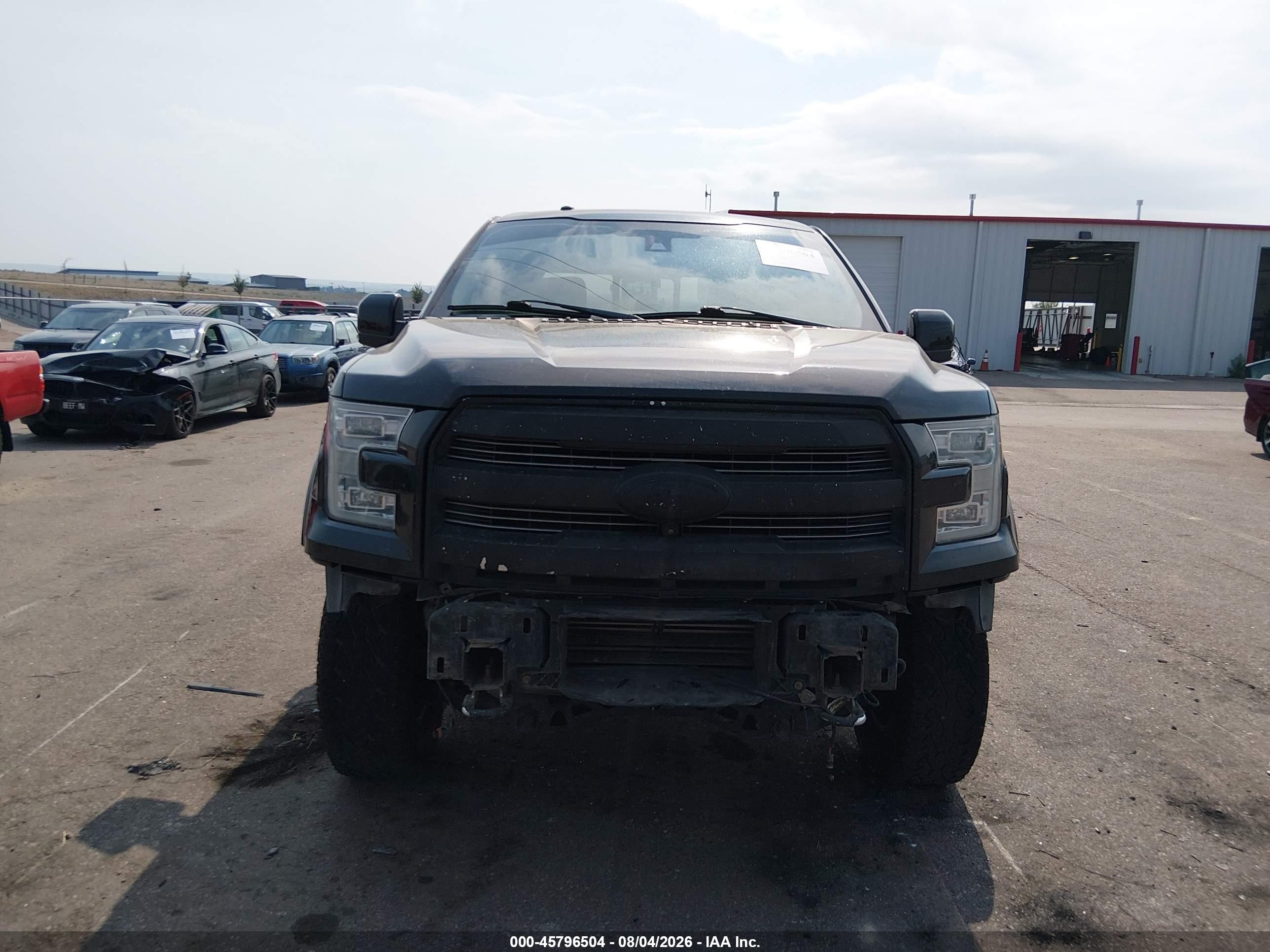 2015 Ford F-150 Lariat Black vin: 1FTEW1EG6FFB51835