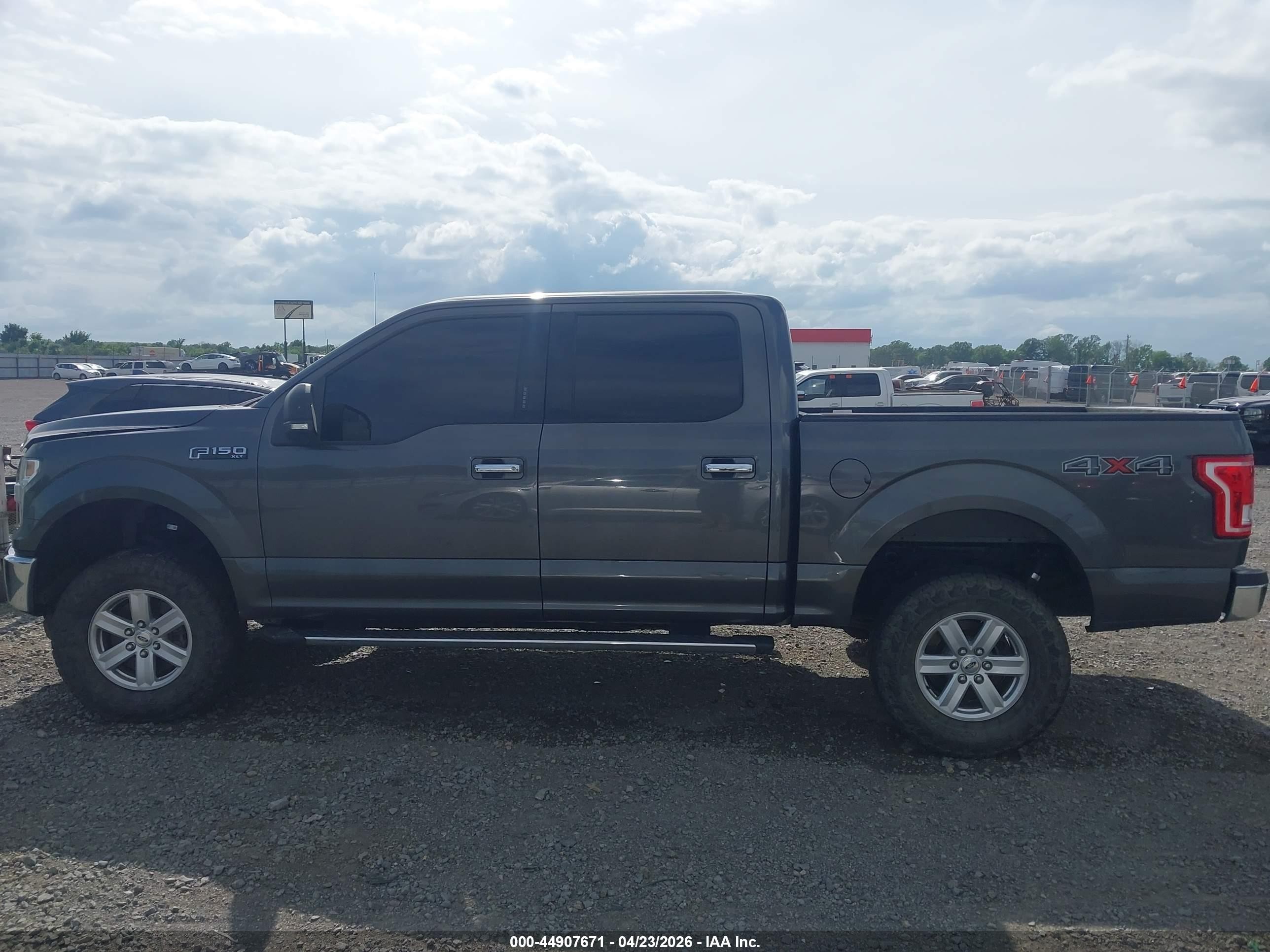 2015 Ford F-150 Xlt Gray vin: 1FTEW1EG6FFB60387