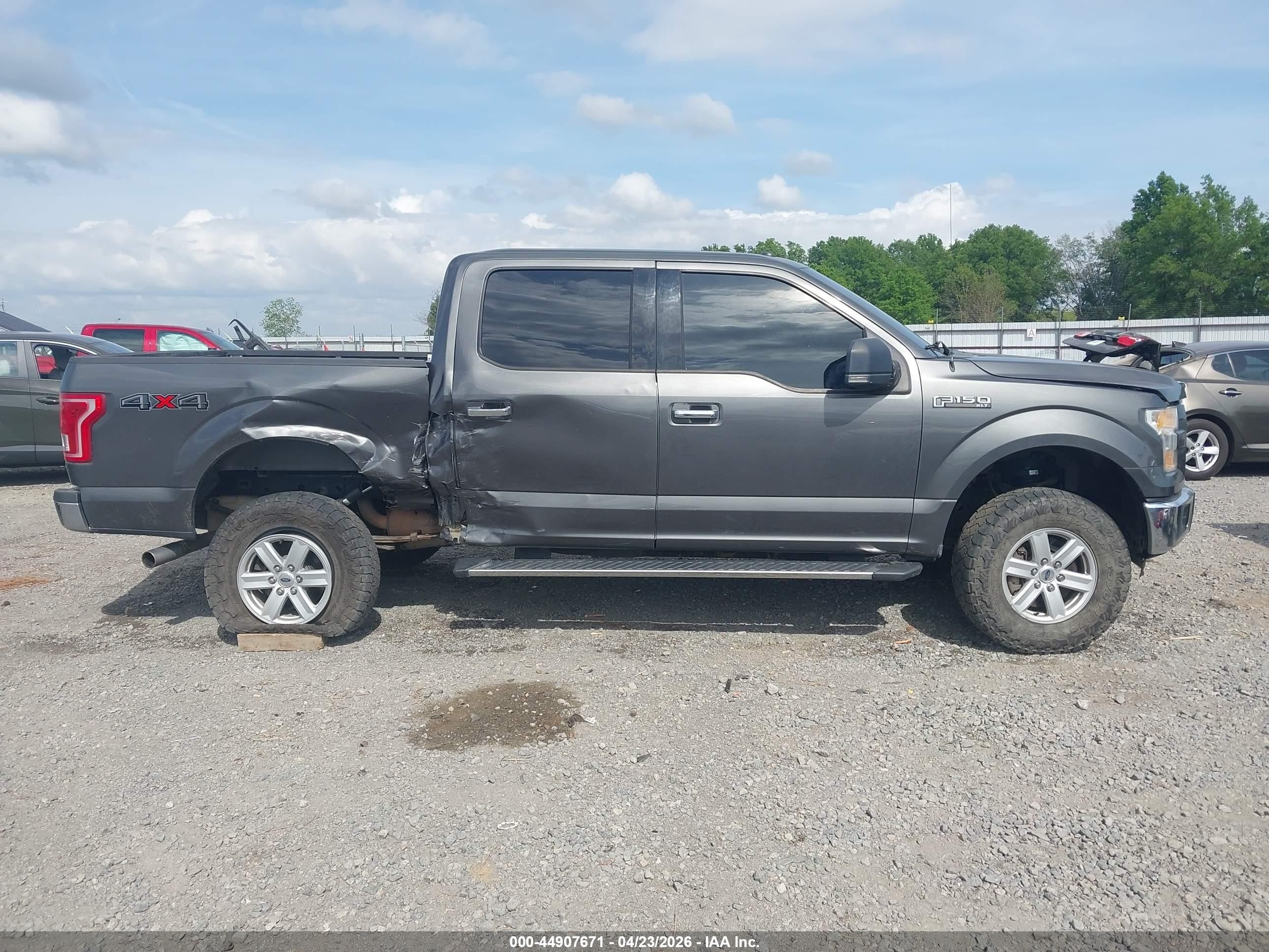 2015 Ford F-150 Xlt Gray vin: 1FTEW1EG6FFB60387