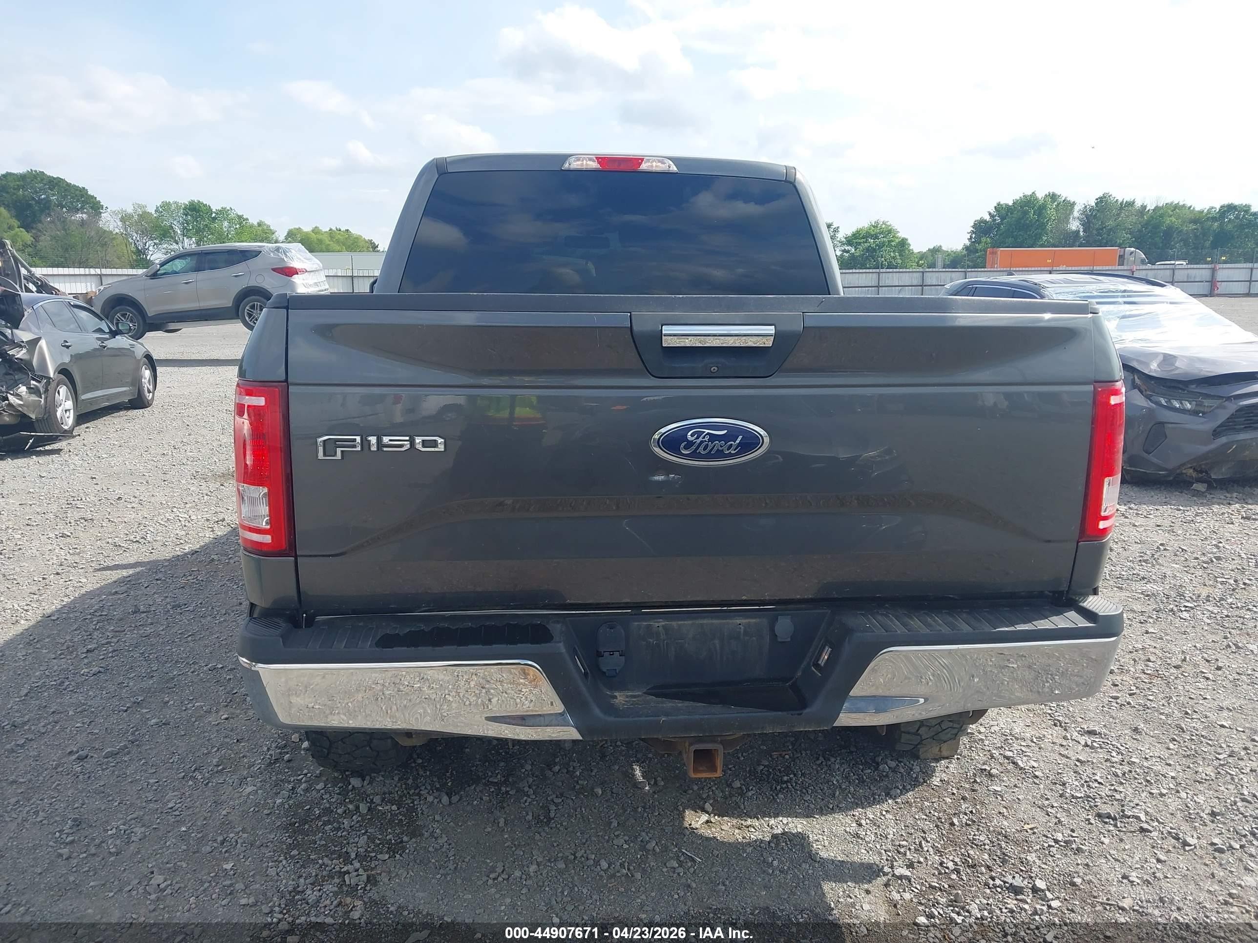 2015 Ford F-150 Xlt Gray vin: 1FTEW1EG6FFB60387
