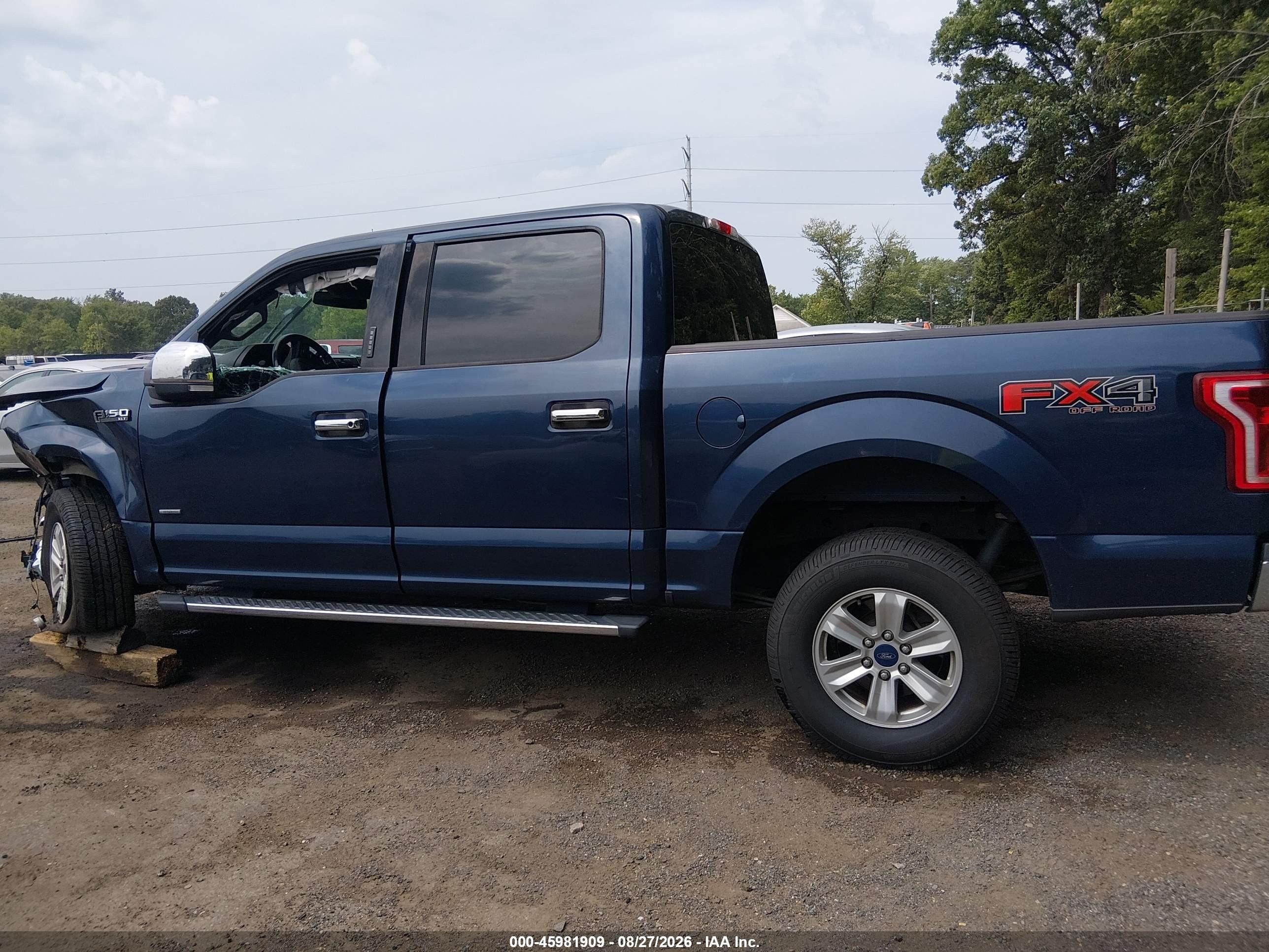 2015 Ford F-150 Xlt Blue vin: 1FTEW1EG6FFC12455