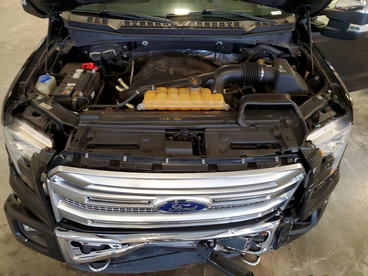 2015 Ford F150 Supercrew Black vin: 1FTEW1EG6FFC15002