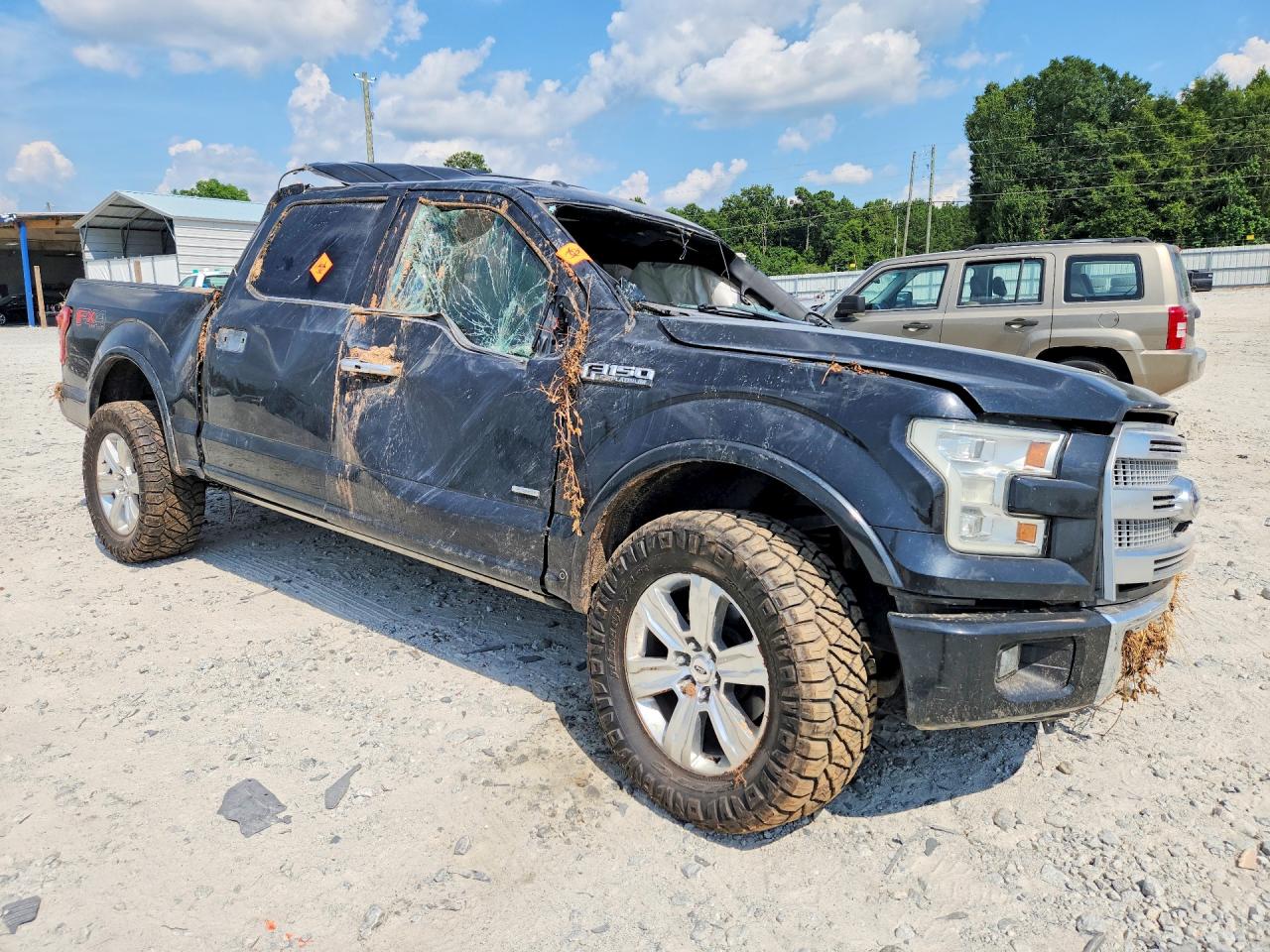 2015 Ford F150 Supercrew Черный vin: 1FTEW1EG6FFC18871