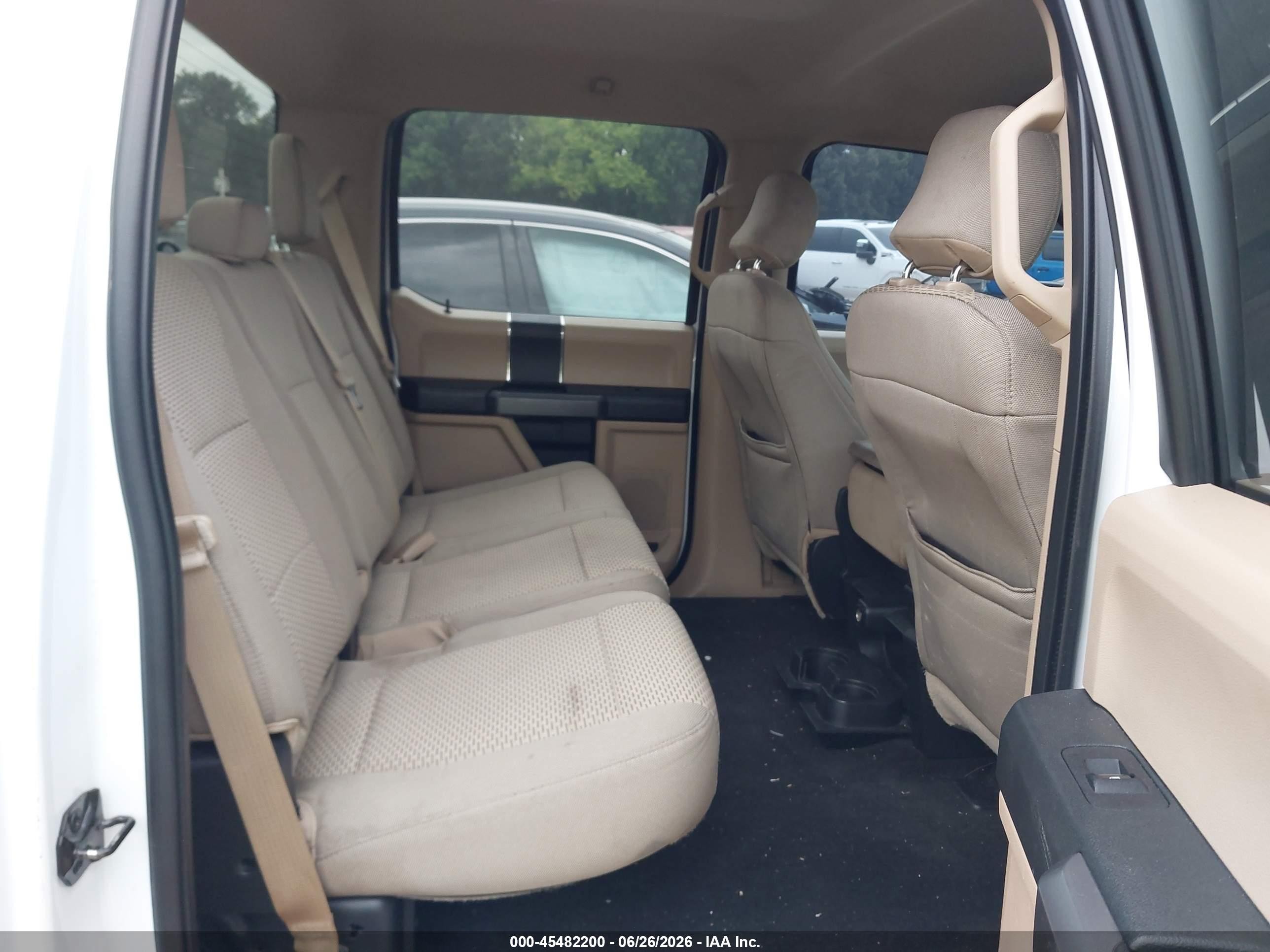 2015 Ford F-150 Xlt White vin: 1FTEW1EG6FKD09114