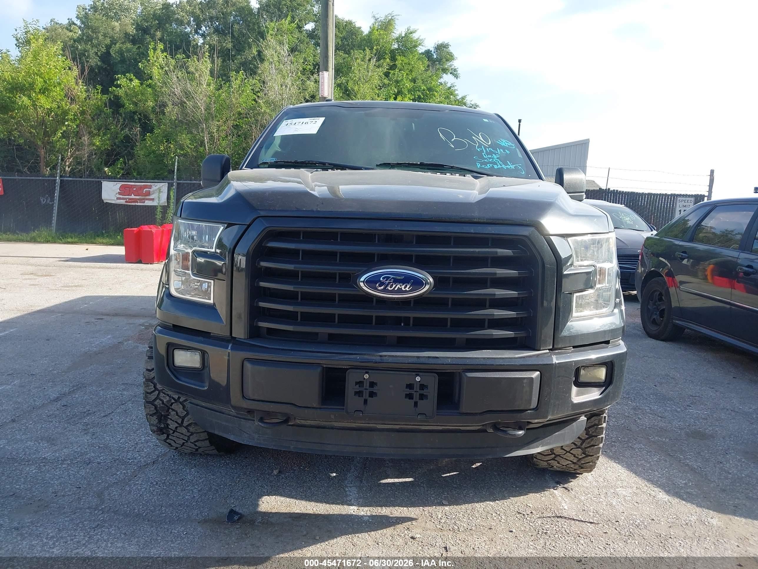 2015 Ford F-150 Xlt Black vin: 1FTEW1EG6FKD57535