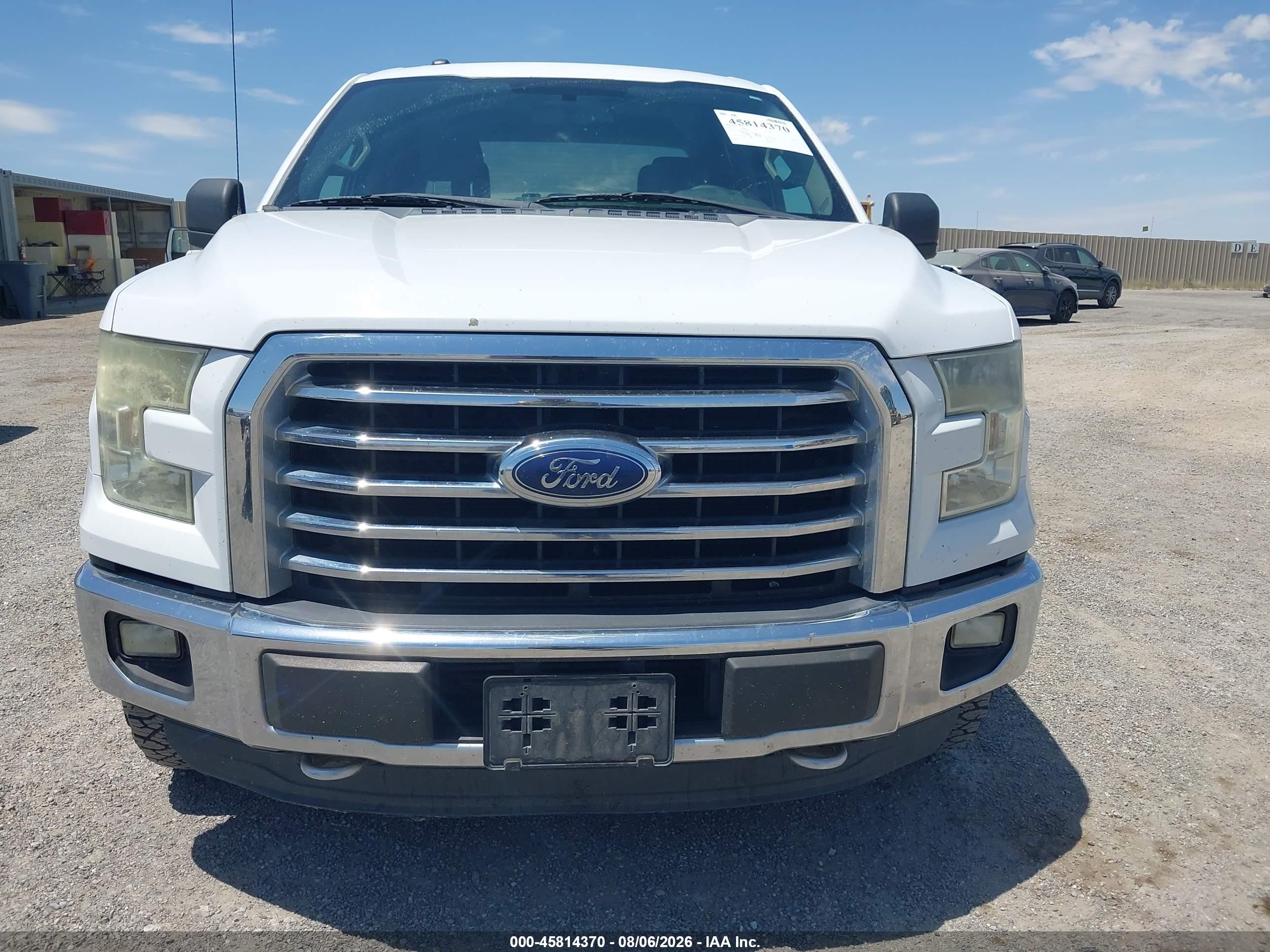 2015 Ford F-150 Xlt White vin: 1FTEW1EG6FKD60564