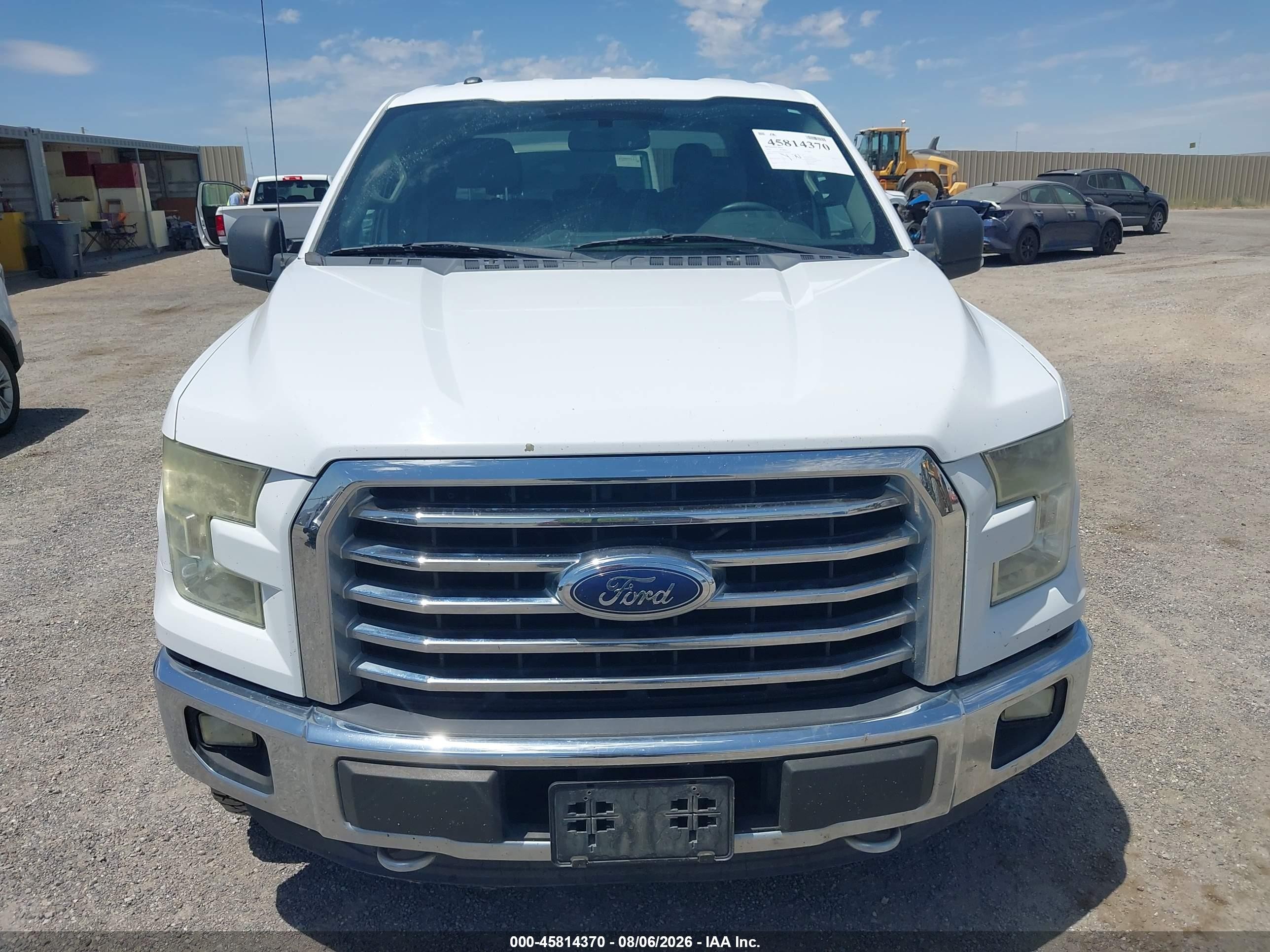 2015 Ford F-150 Xlt White vin: 1FTEW1EG6FKD60564