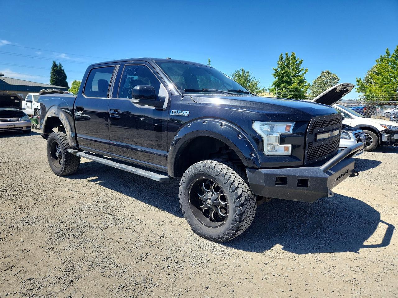 2015 Ford F150 Supercrew Black vin: 1FTEW1EG6FKD73587