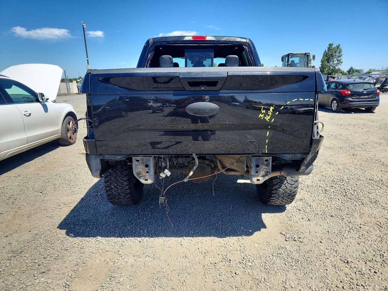 2015 Ford F150 Supercrew Black vin: 1FTEW1EG6FKD73587