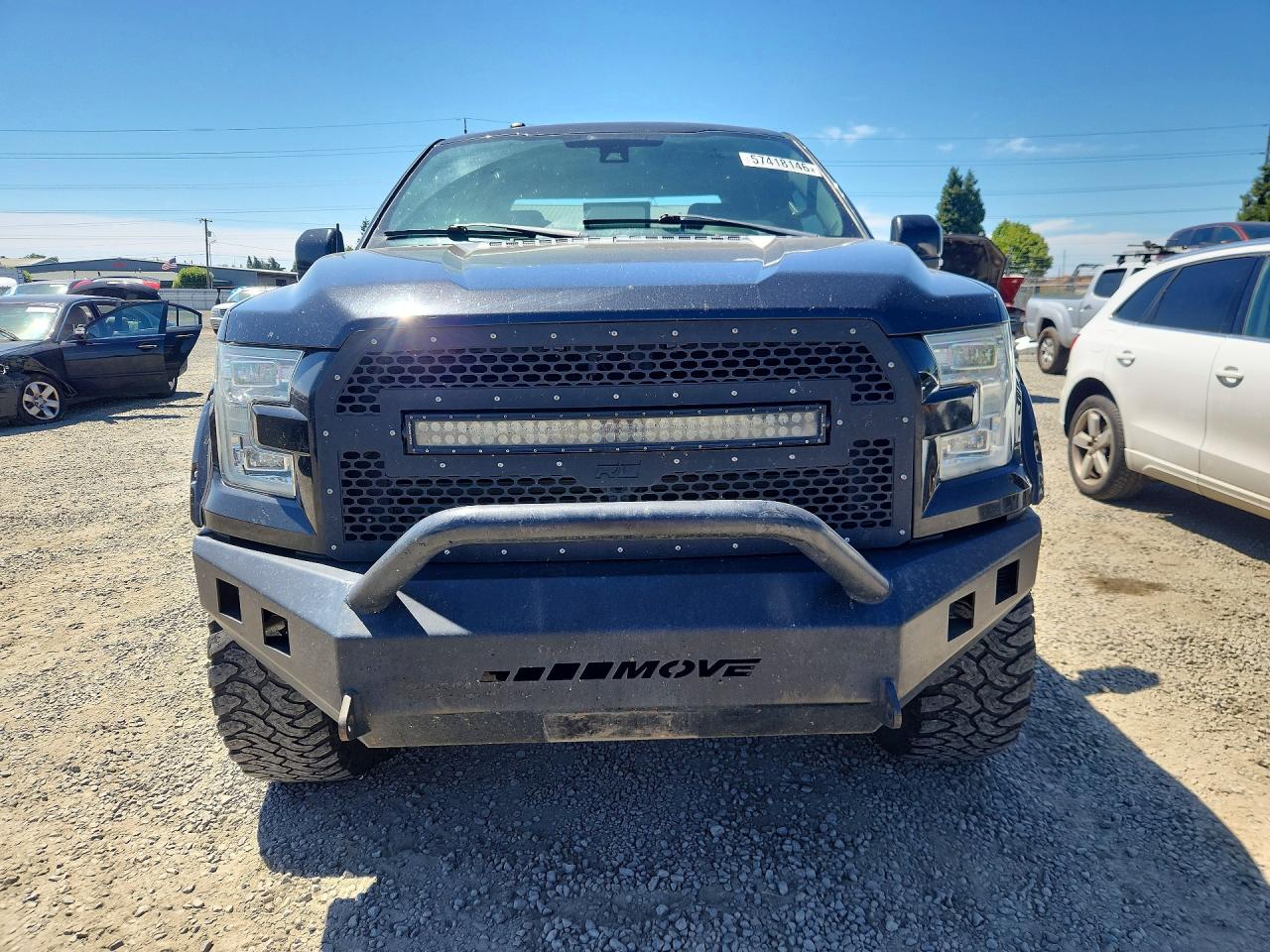 2015 Ford F150 Supercrew Black vin: 1FTEW1EG6FKD73587