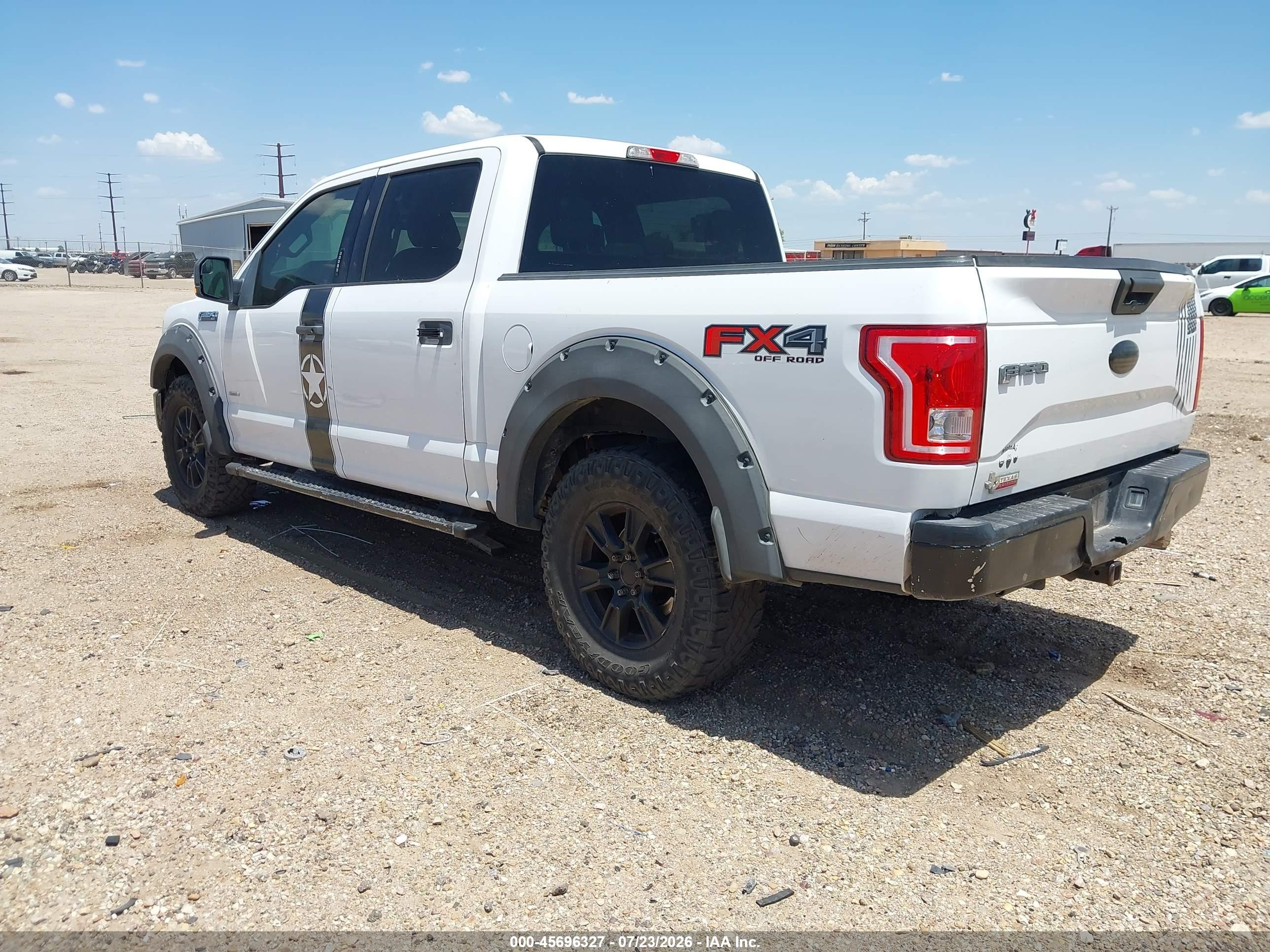 2015 Ford F-150 Xlt White vin: 1FTEW1EG6FKE29186