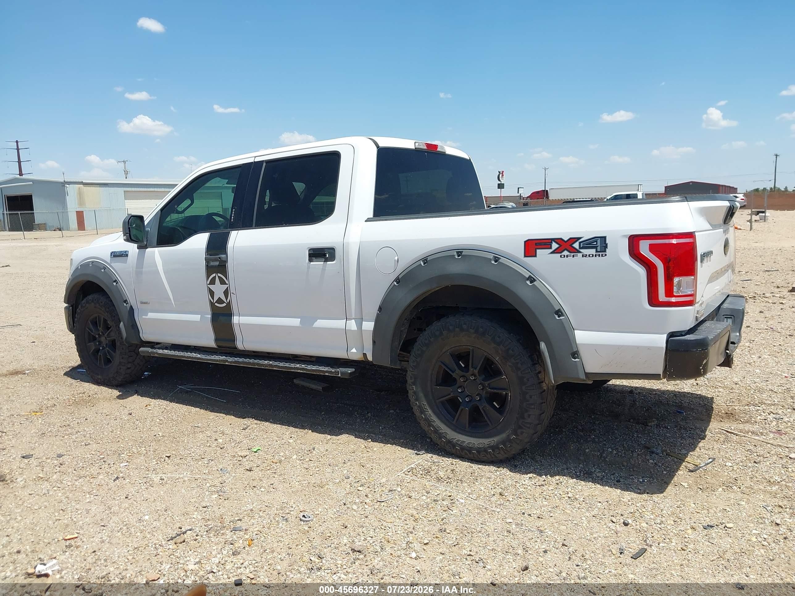 2015 Ford F-150 Xlt White vin: 1FTEW1EG6FKE29186