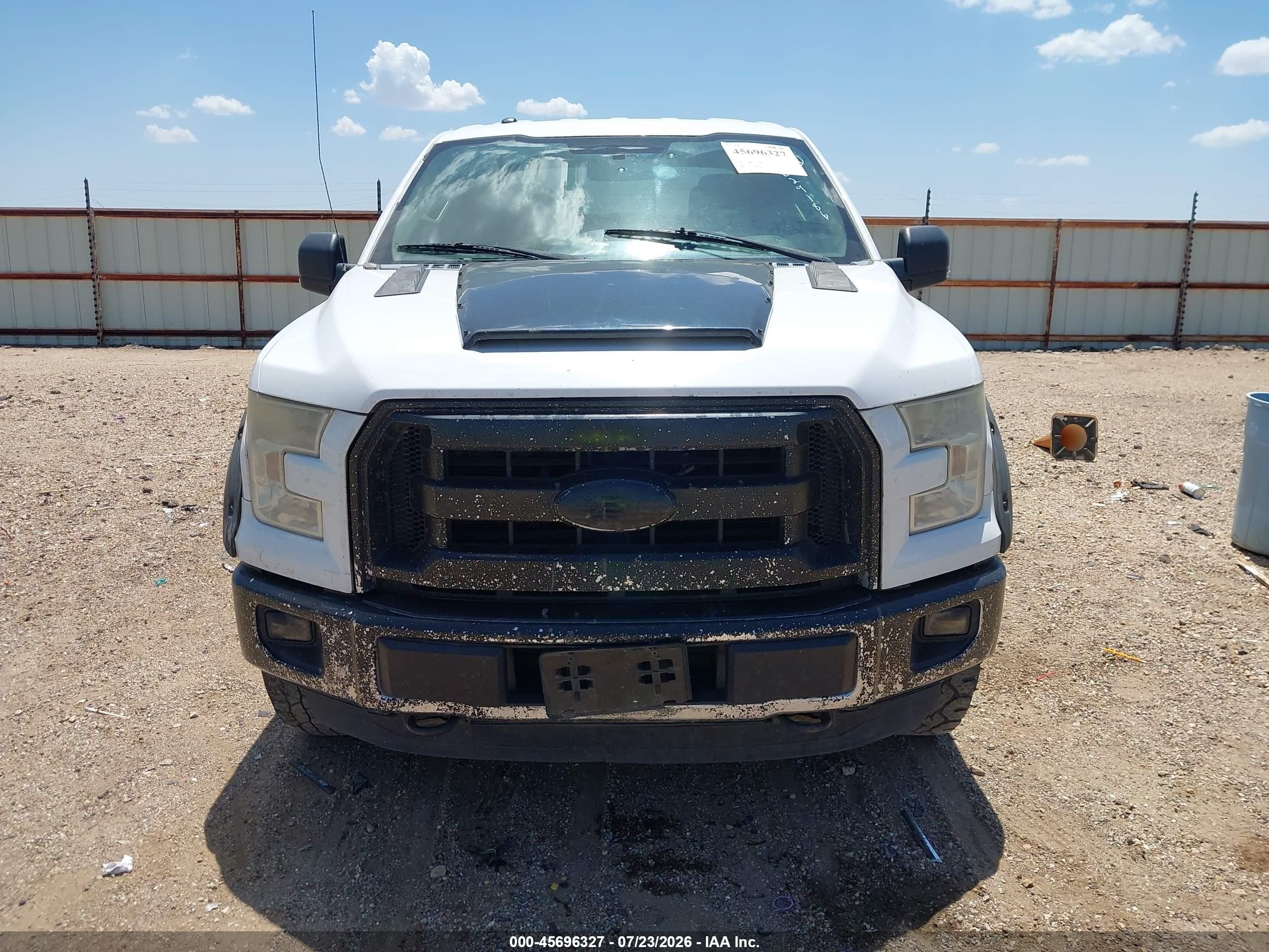 2015 Ford F-150 Xlt White vin: 1FTEW1EG6FKE29186