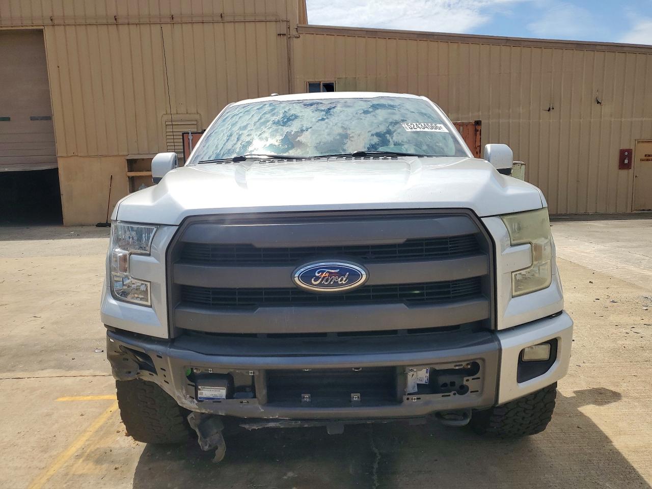 2015 Ford F150 Supercrew Silver vin: 1FTEW1EG6FKF17042