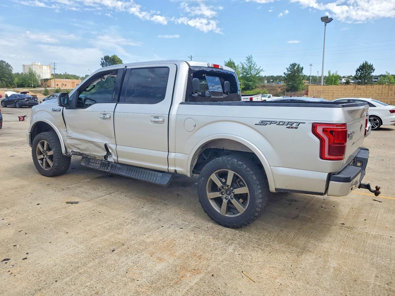 2015 Ford F150 Supercrew Silver vin: 1FTEW1EG6FKF17042