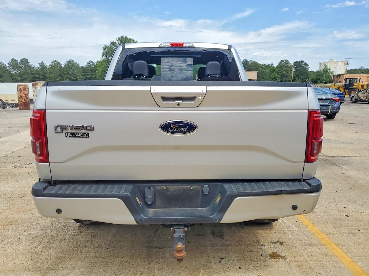 2015 Ford F150 Supercrew Silver vin: 1FTEW1EG6FKF17042