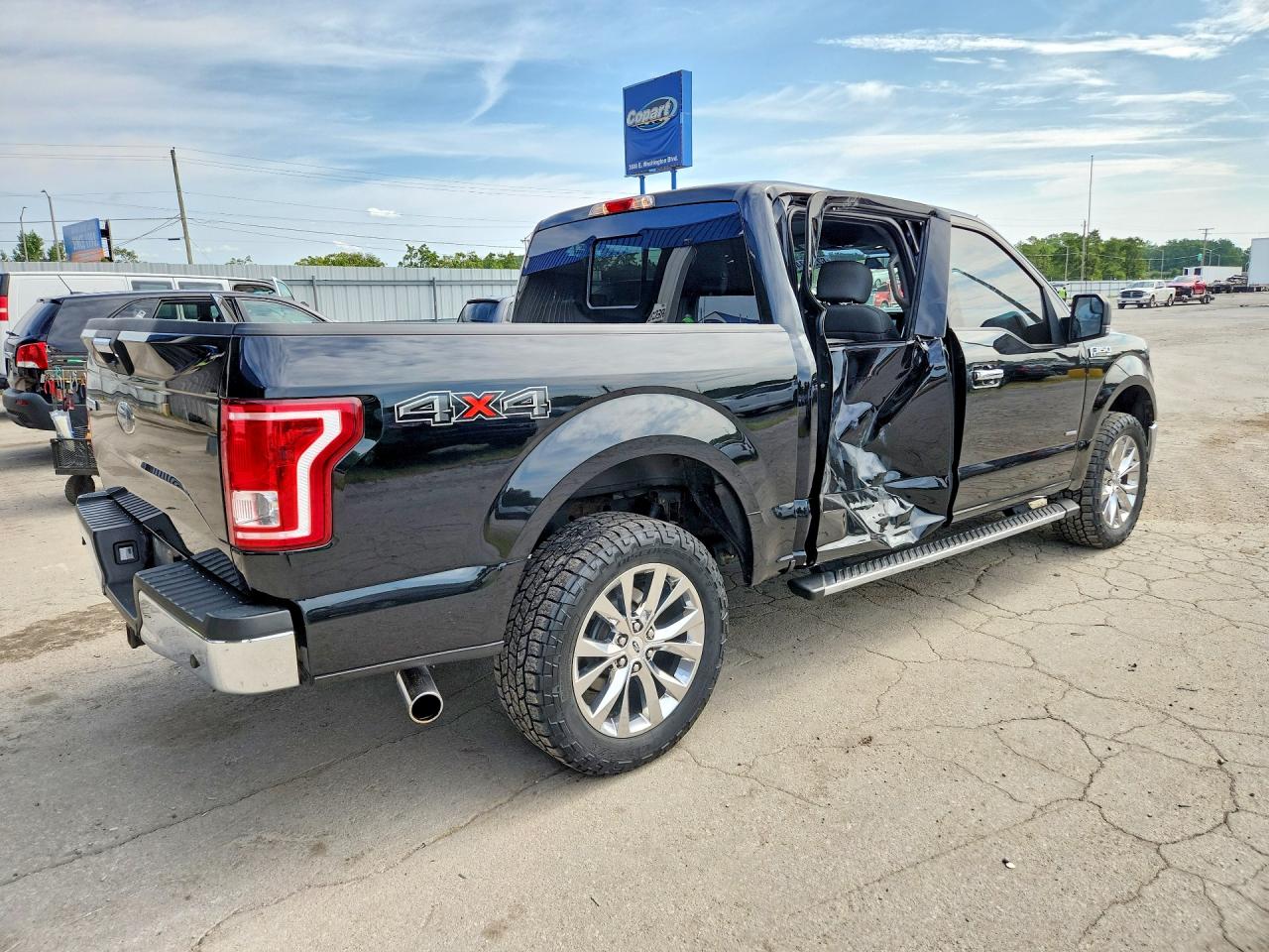 2017 Ford F150 Supercrew Черный vin: 1FTEW1EG6HFA44819
