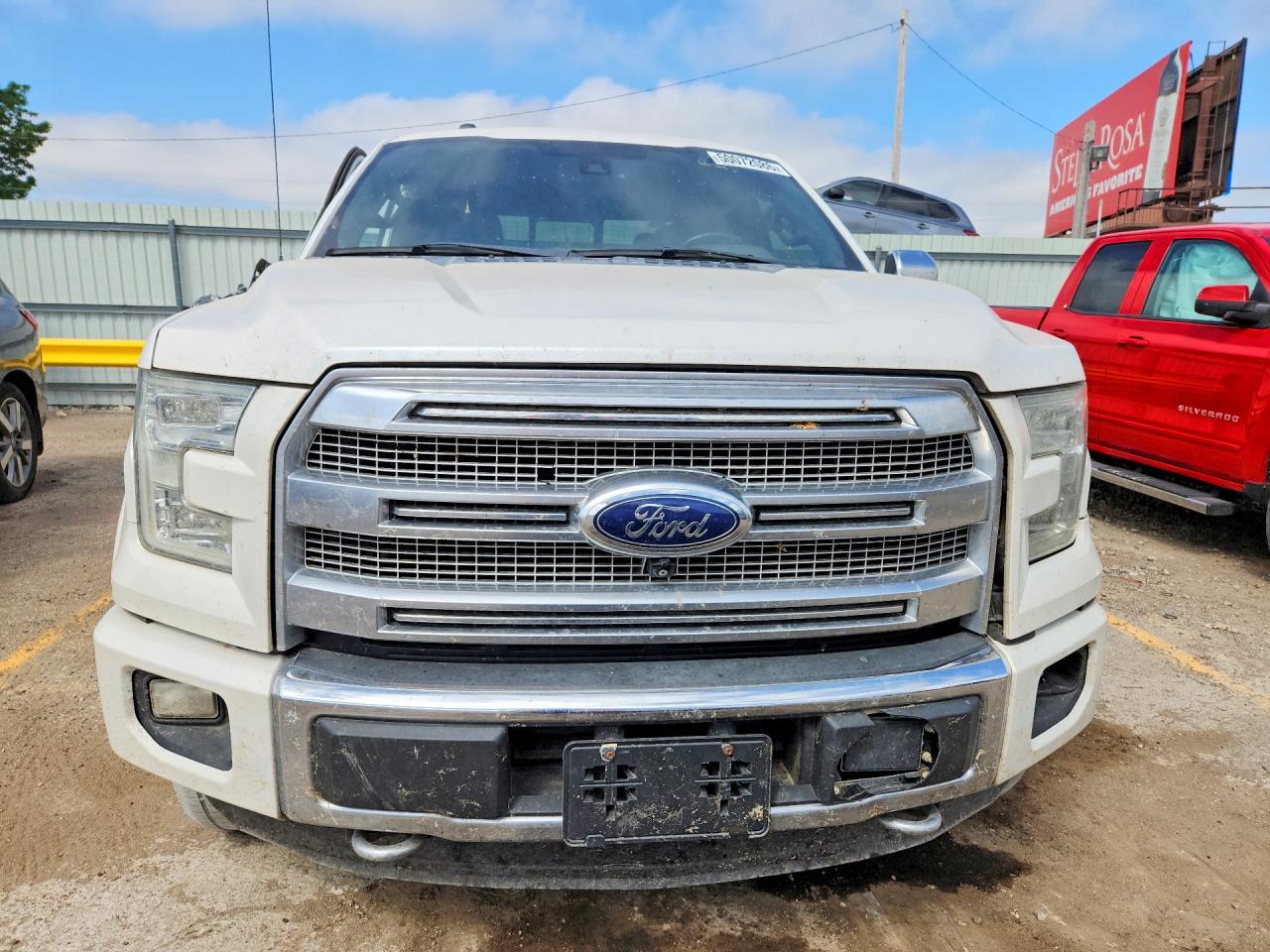 2015 Ford F150 Supercrew White vin: 1FTEW1EG7FFA33891