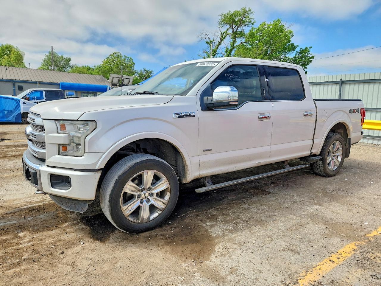 2015 Ford F150 Supercrew White vin: 1FTEW1EG7FFA33891