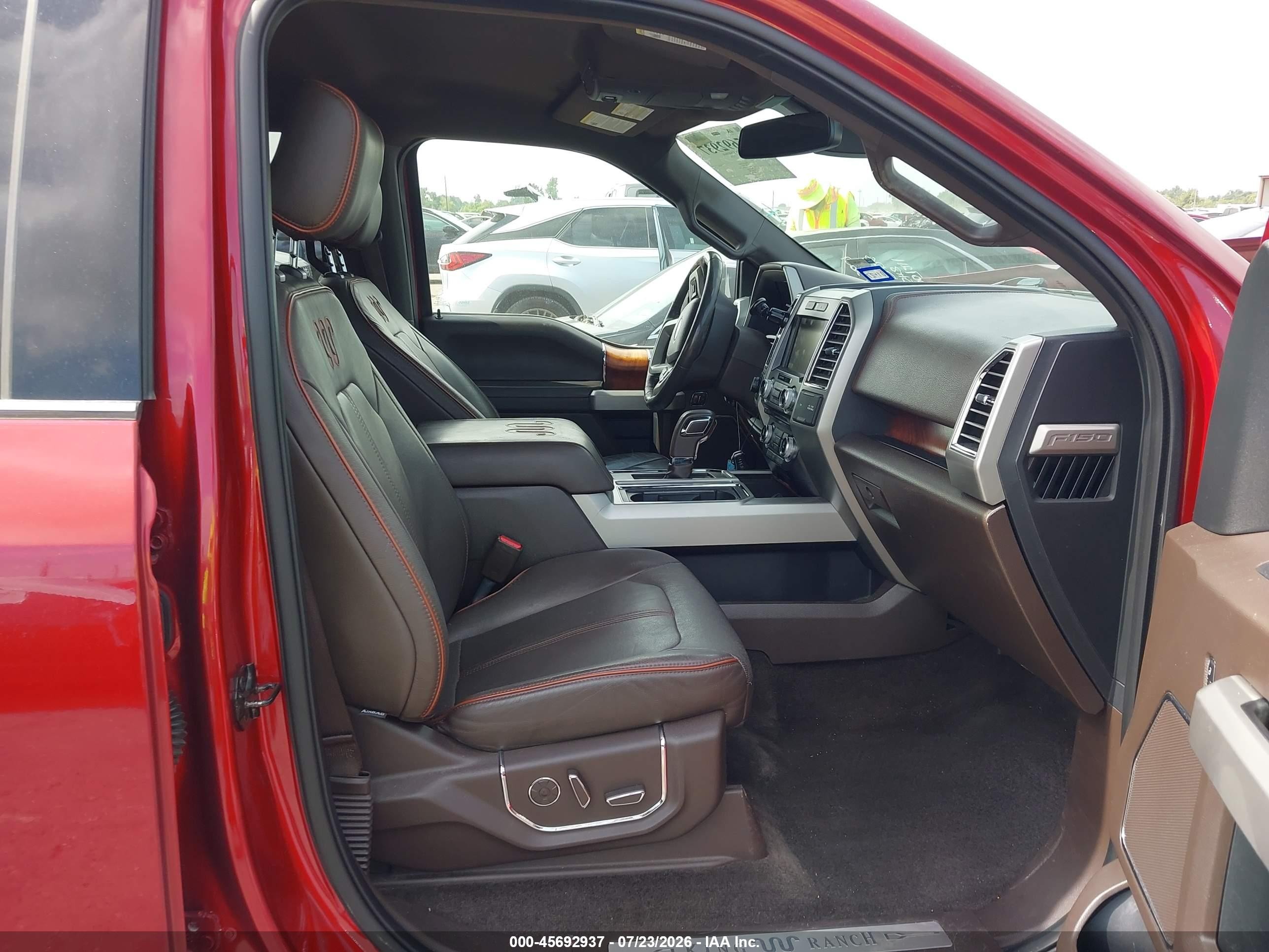 2015 Ford F-150 King Ranch Red vin: 1FTEW1EG7FFA53607