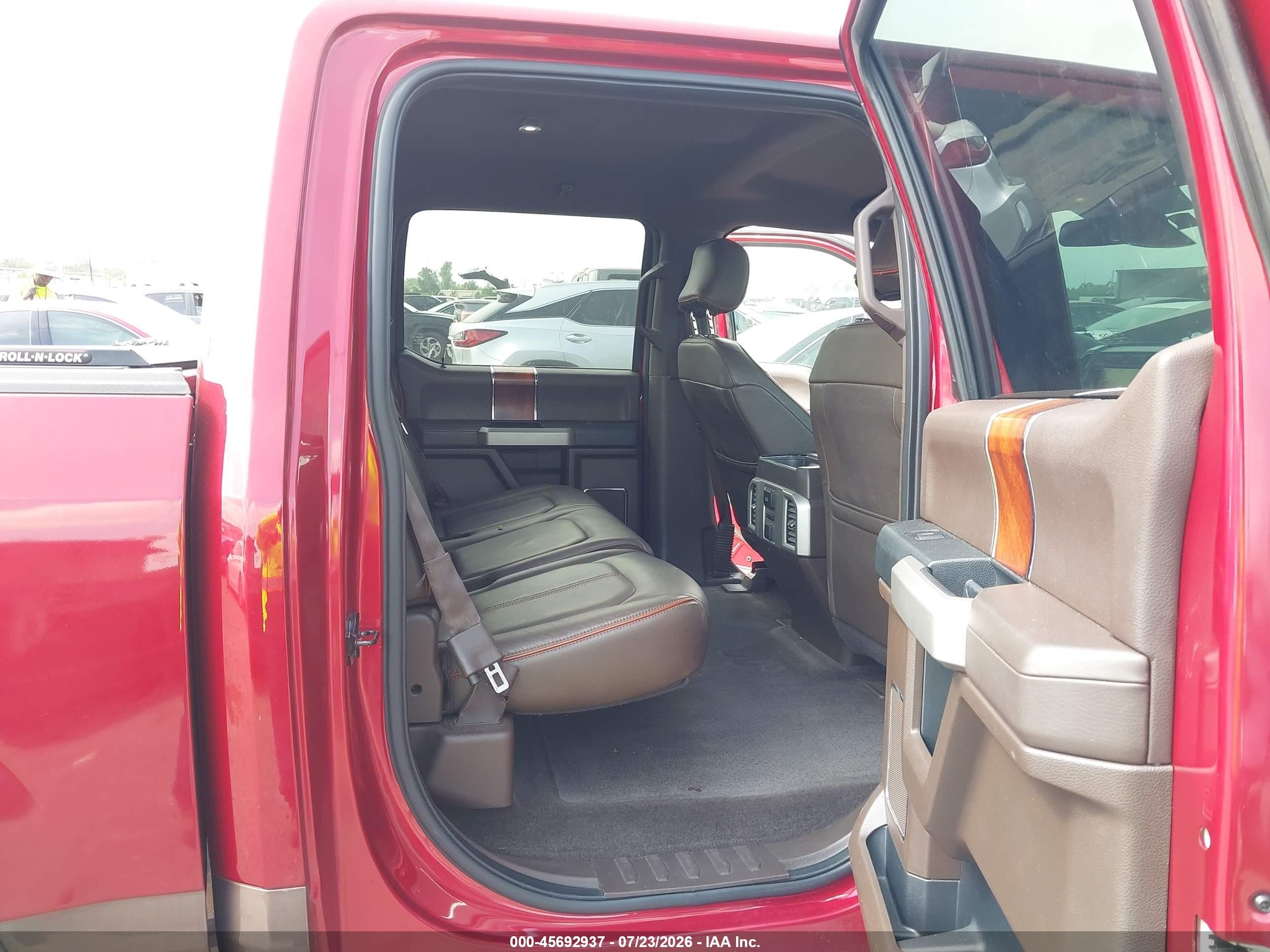 2015 Ford F-150 King Ranch Red vin: 1FTEW1EG7FFA53607
