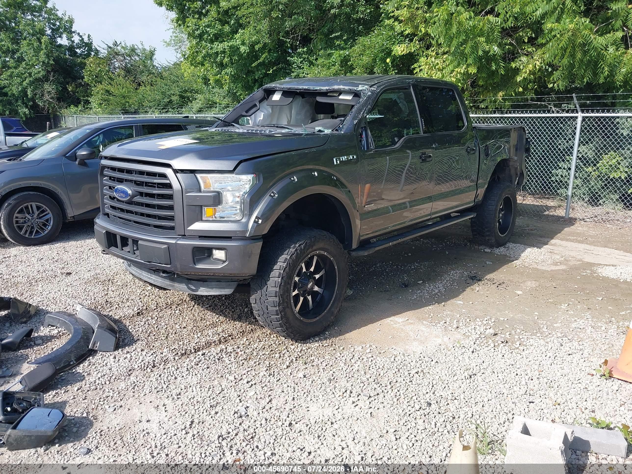 2015 Ford F-150 Xlt Pewter vin: 1FTEW1EG7FFA66907