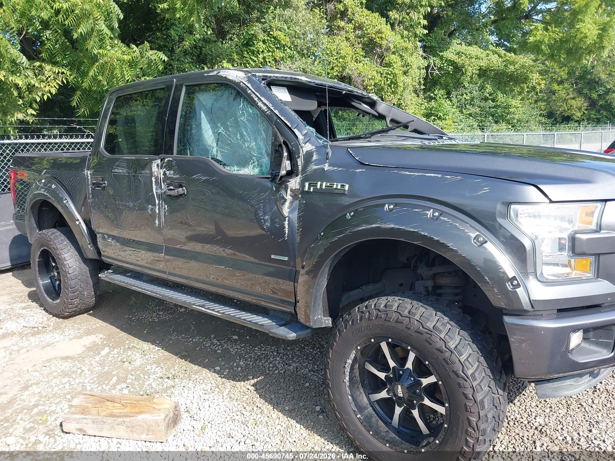 2015 Ford F-150 Xlt Pewter vin: 1FTEW1EG7FFA66907