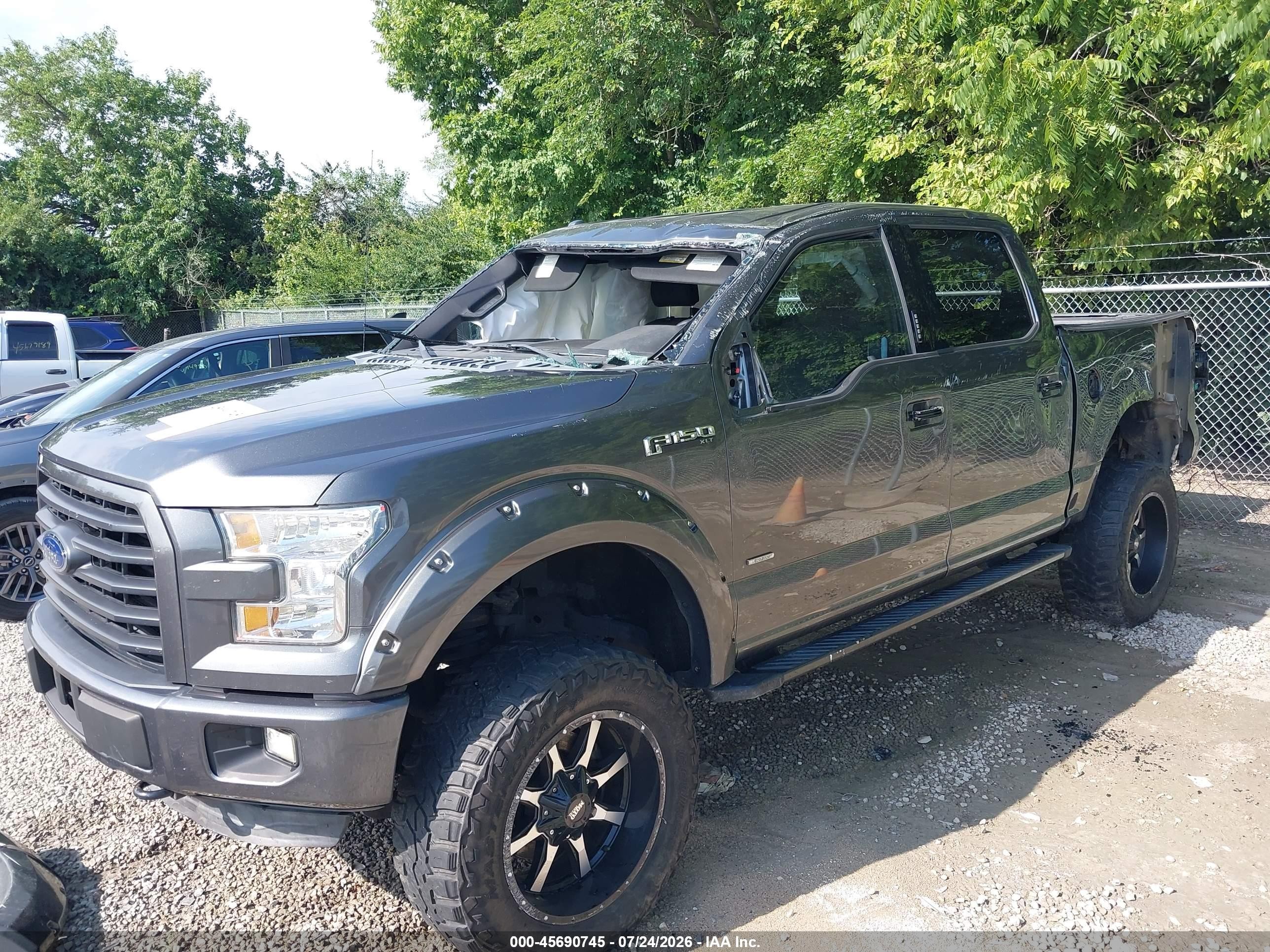 2015 Ford F-150 Xlt Pewter vin: 1FTEW1EG7FFA66907