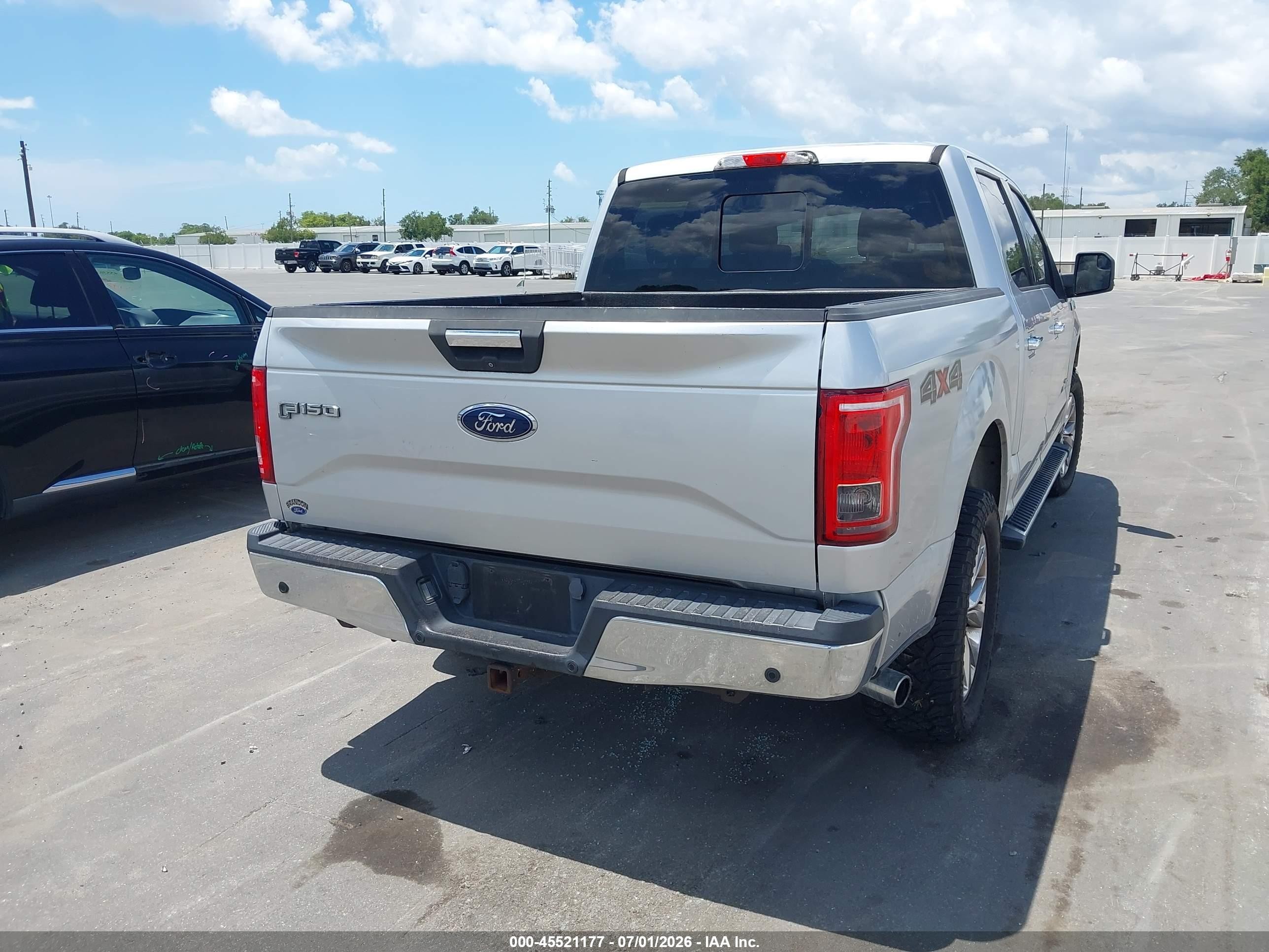 2015 Ford F-150 King Ranch/lariat/platinum/xl/xlt Silver vin: 1FTEW1EG7FFA67703