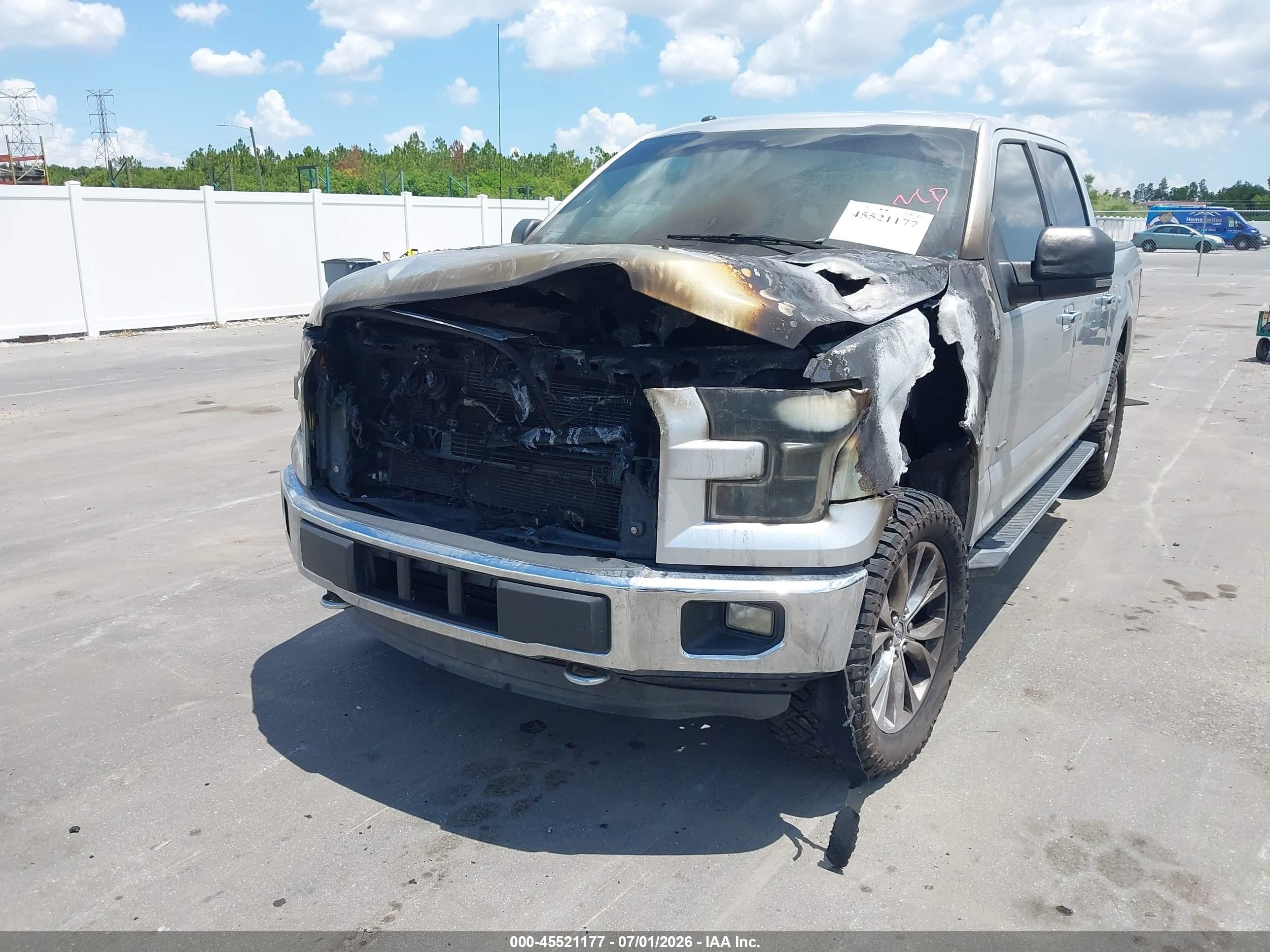 2015 Ford F-150 King Ranch/lariat/platinum/xl/xlt Silver vin: 1FTEW1EG7FFA67703