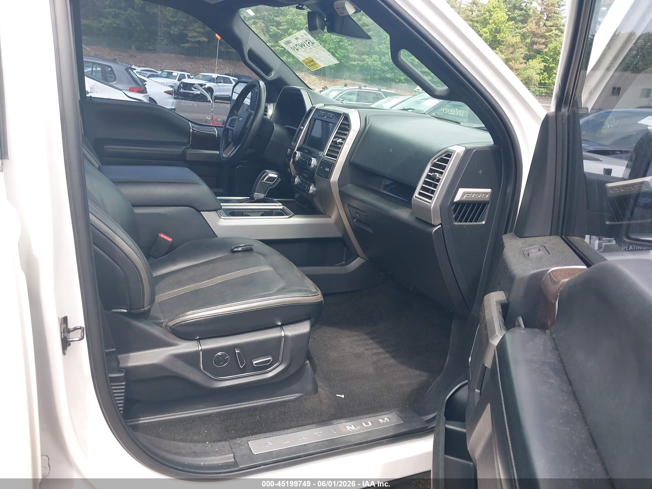 2015 Ford F-150 Platinum White vin: 1FTEW1EG7FFA95033