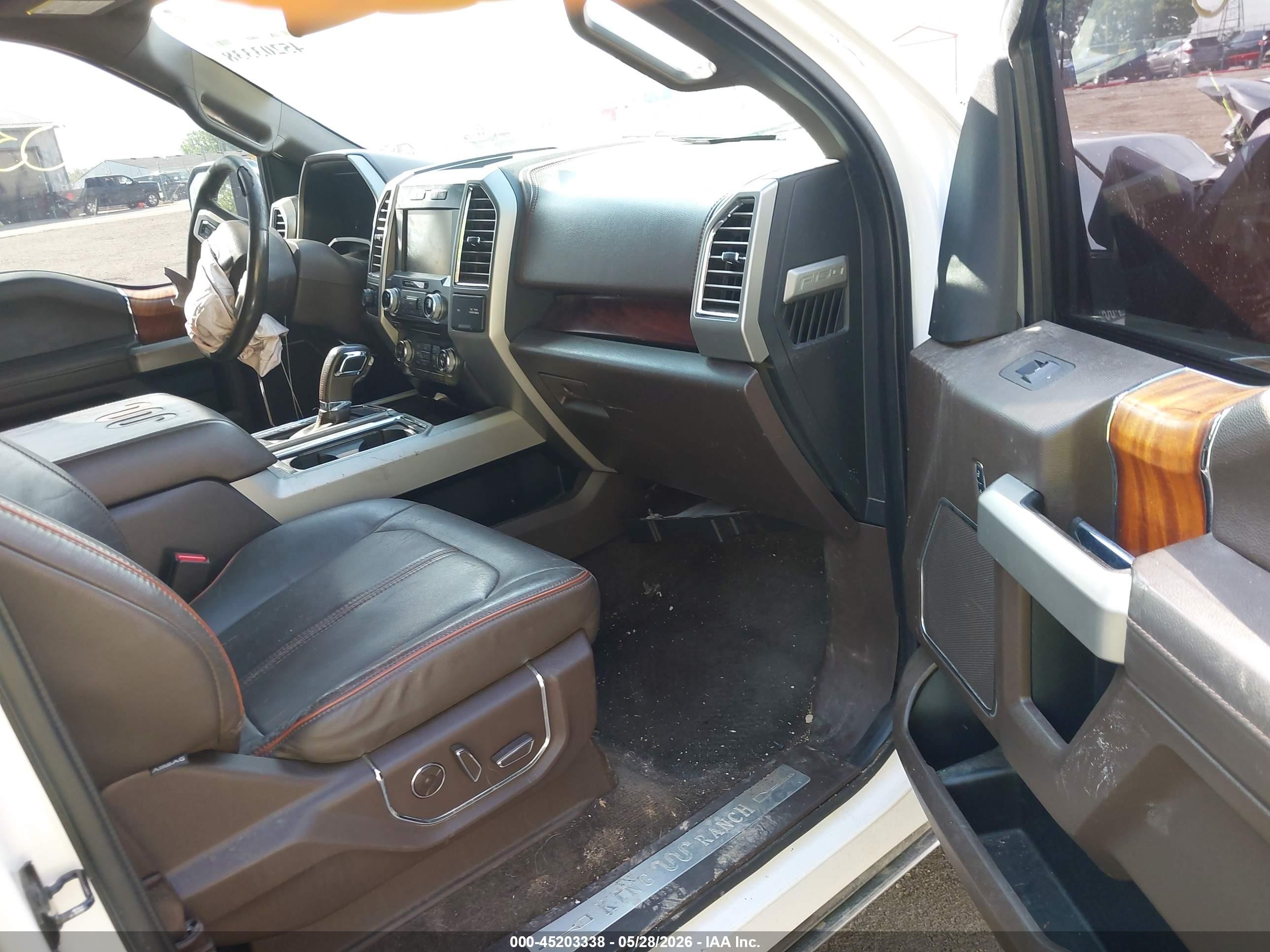 2015 Ford F-150 King Ranch White vin: 1FTEW1EG7FFB22795