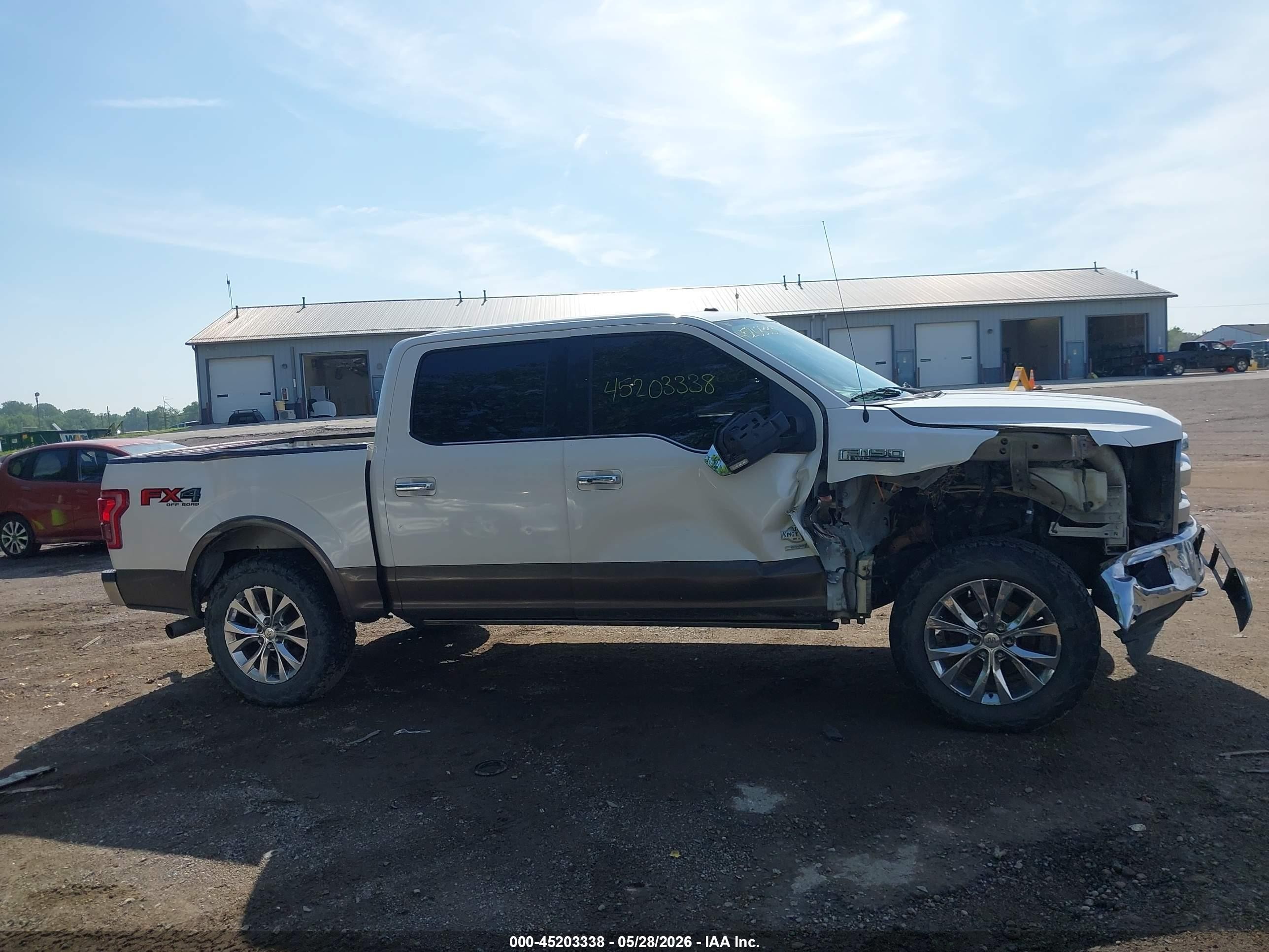 2015 Ford F-150 King Ranch White vin: 1FTEW1EG7FFB22795