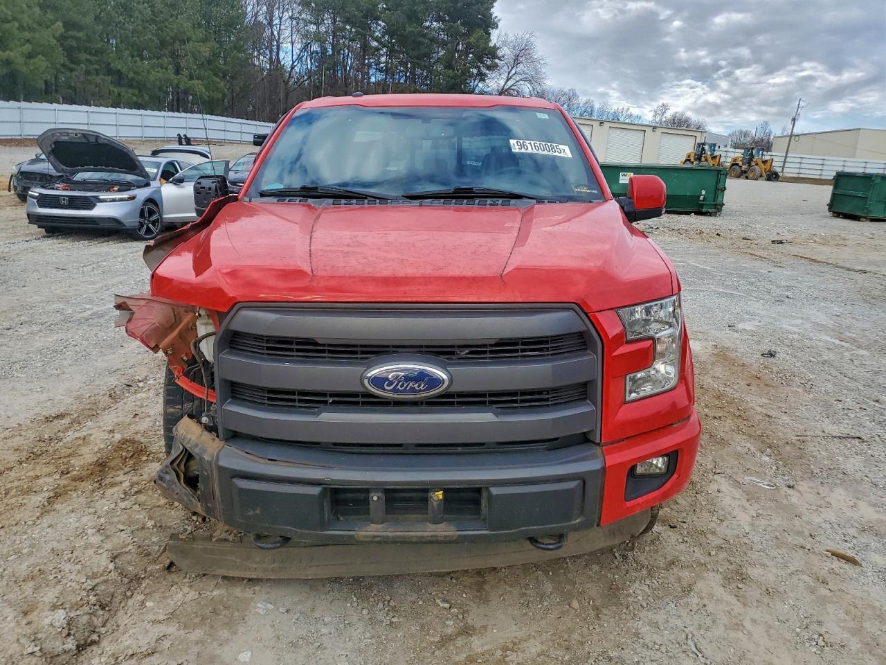2015 Ford F150 Supercrew Red vin: 1FTEW1EG7FFB29150