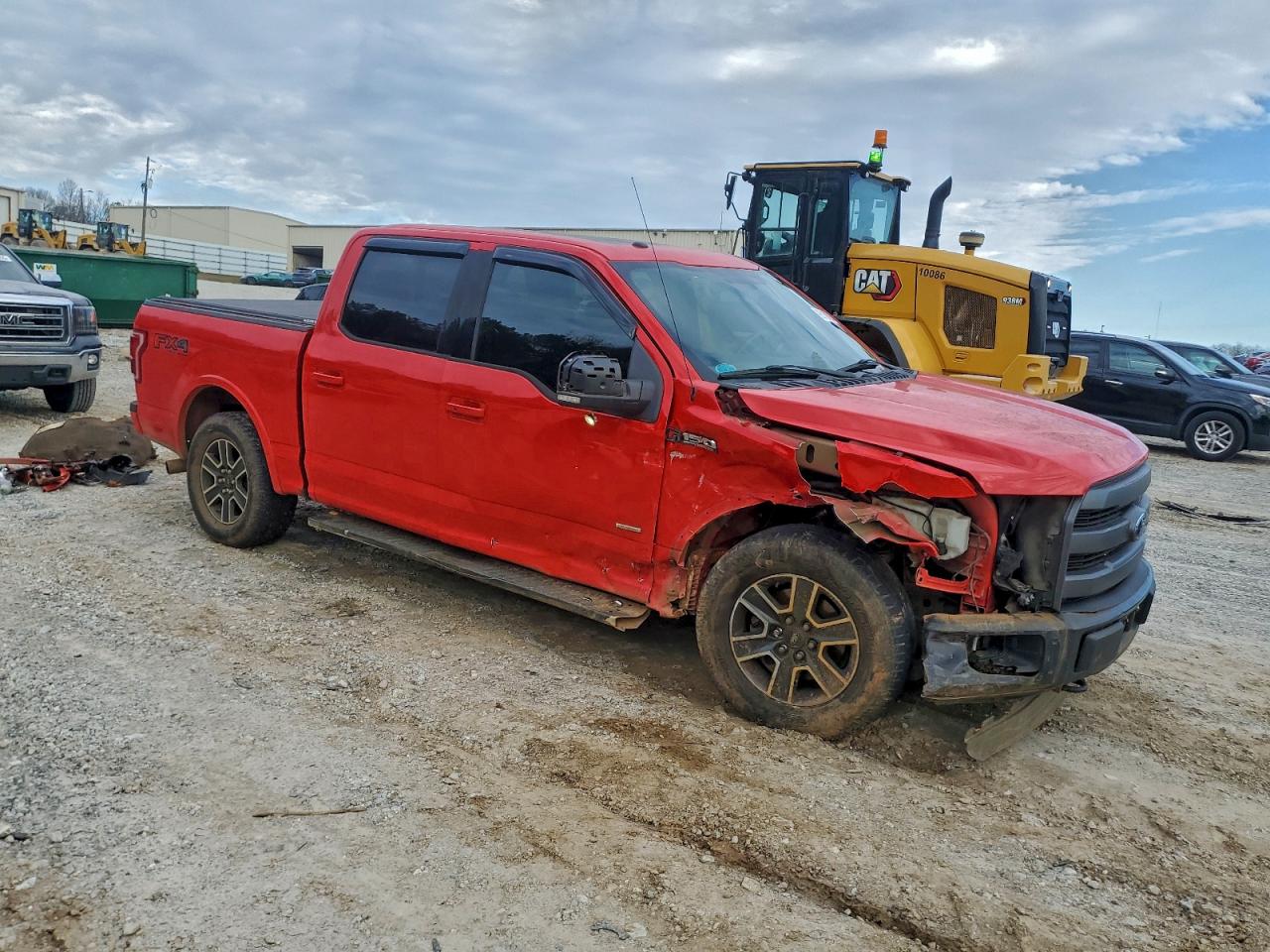 2015 Ford F150 Supercrew Red vin: 1FTEW1EG7FFB29150