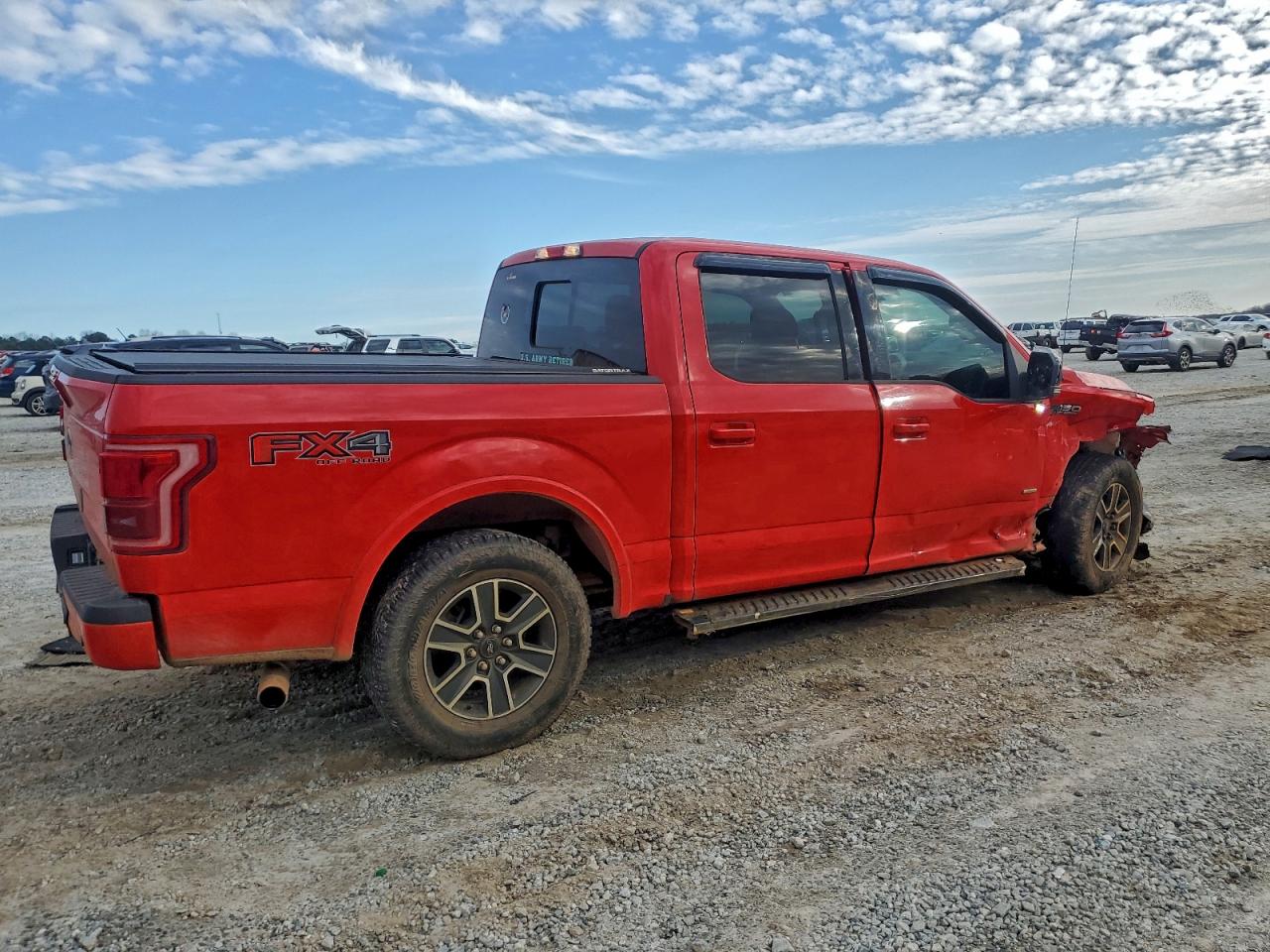 2015 Ford F150 Supercrew Red vin: 1FTEW1EG7FFB29150