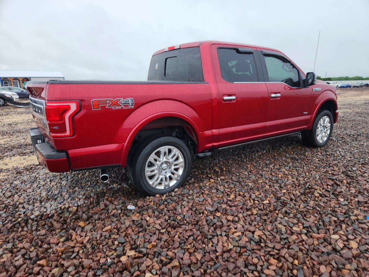 2015 Ford F150 Supercrew Red vin: 1FTEW1EG7FFB69566