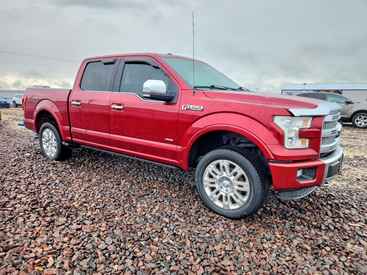 2015 Ford F150 Supercrew Red vin: 1FTEW1EG7FFB69566
