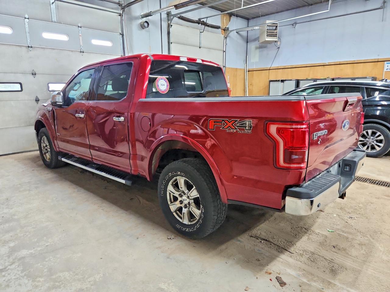 2015 Ford F150 Supercrew Burgundy vin: 1FTEW1EG7FFC61311