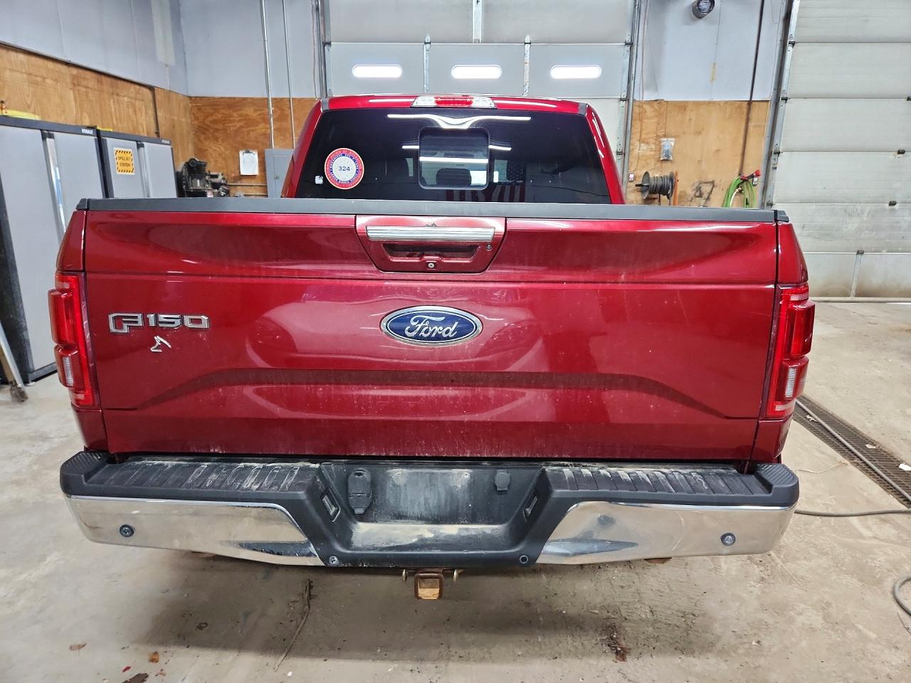 2015 Ford F150 Supercrew Burgundy vin: 1FTEW1EG7FFC61311