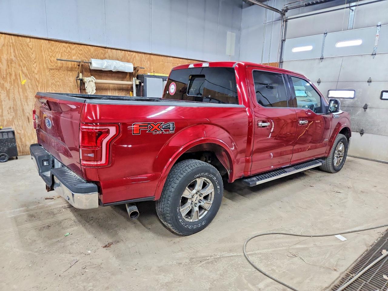 2015 Ford F150 Supercrew Burgundy vin: 1FTEW1EG7FFC61311