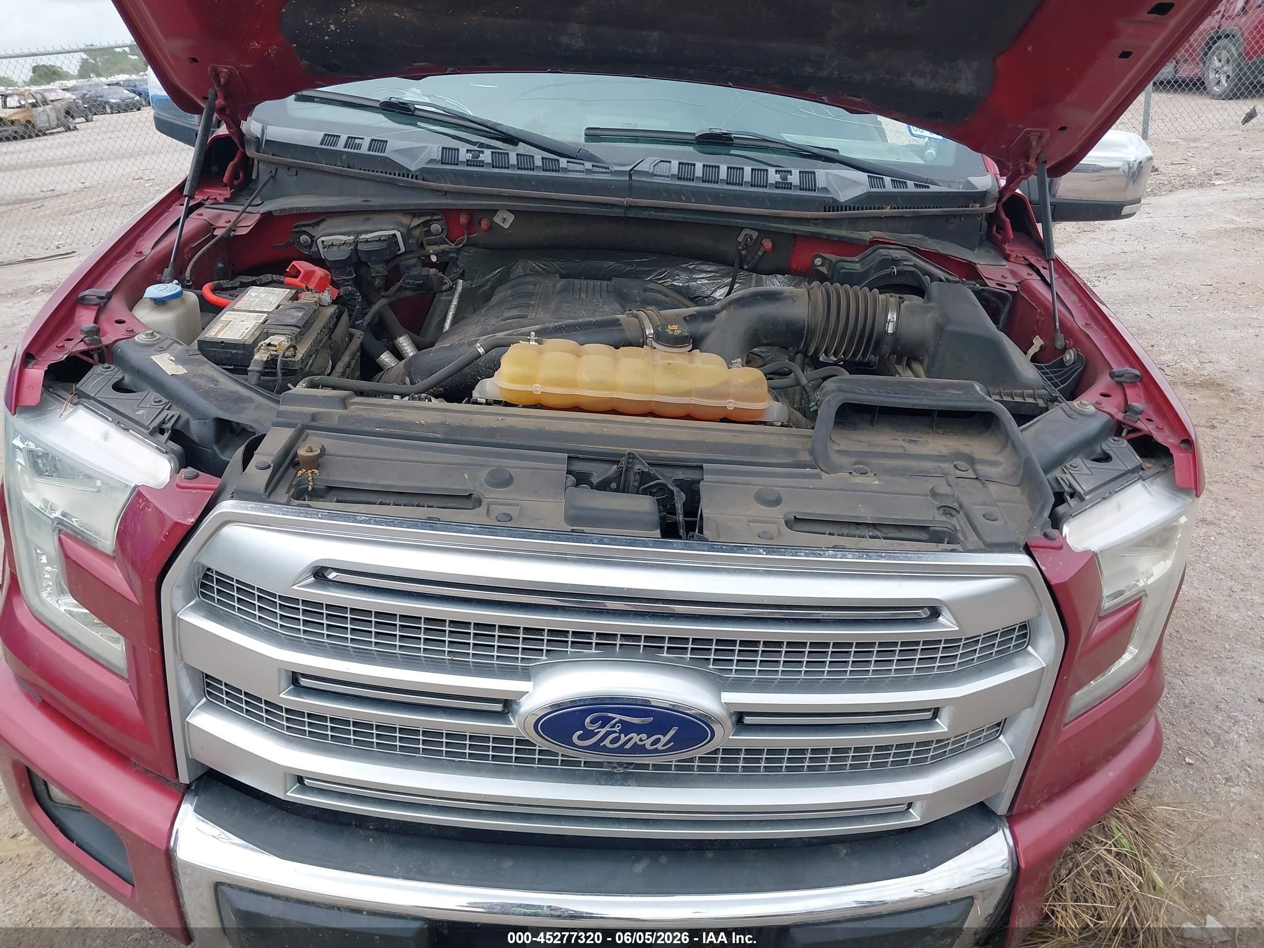 2015 Ford F-150 Platinum Maroon vin: 1FTEW1EG7FFD07879