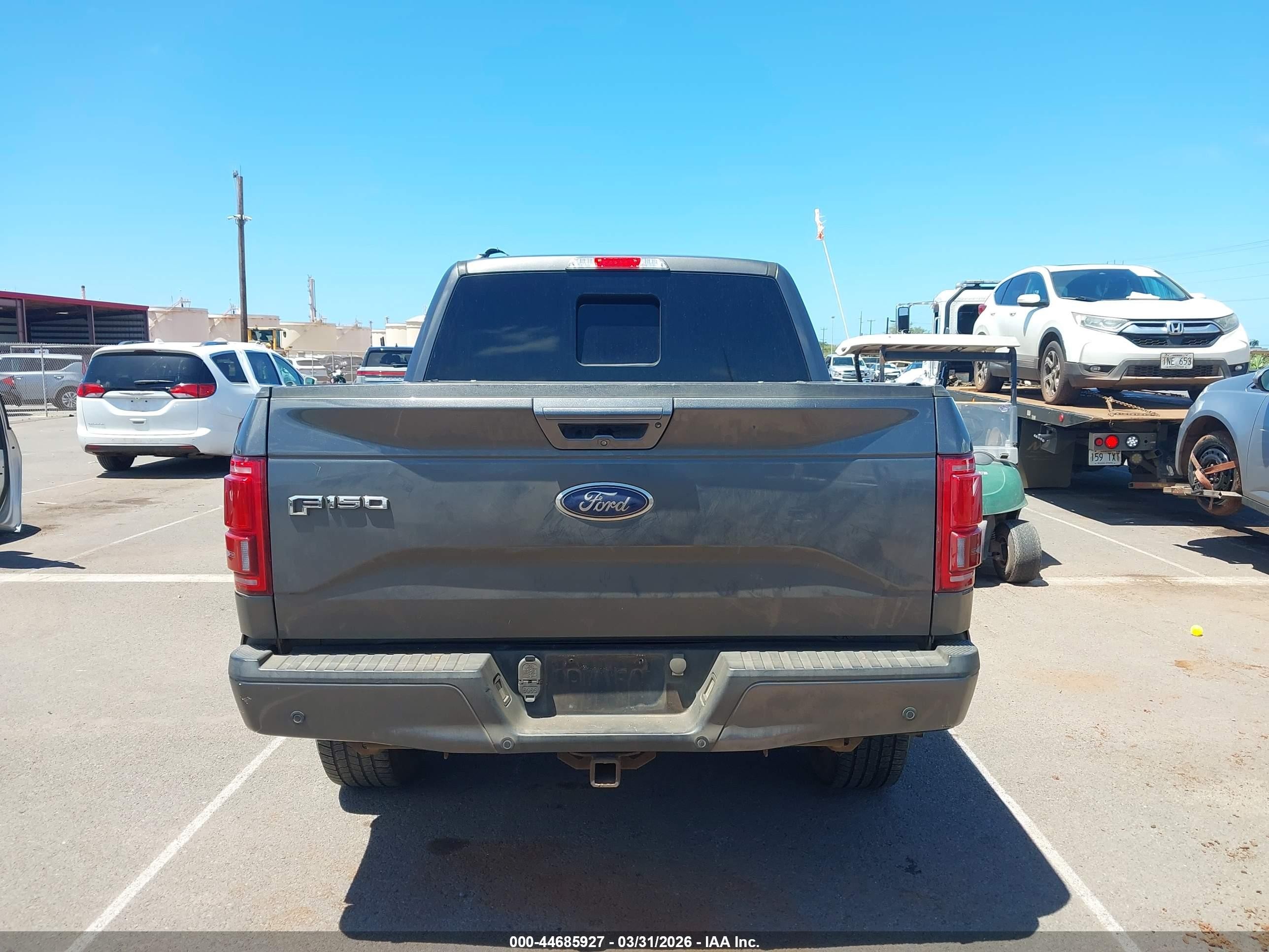 2015 Ford F-150 Lariat Black vin: 1FTEW1EG7FKD41487