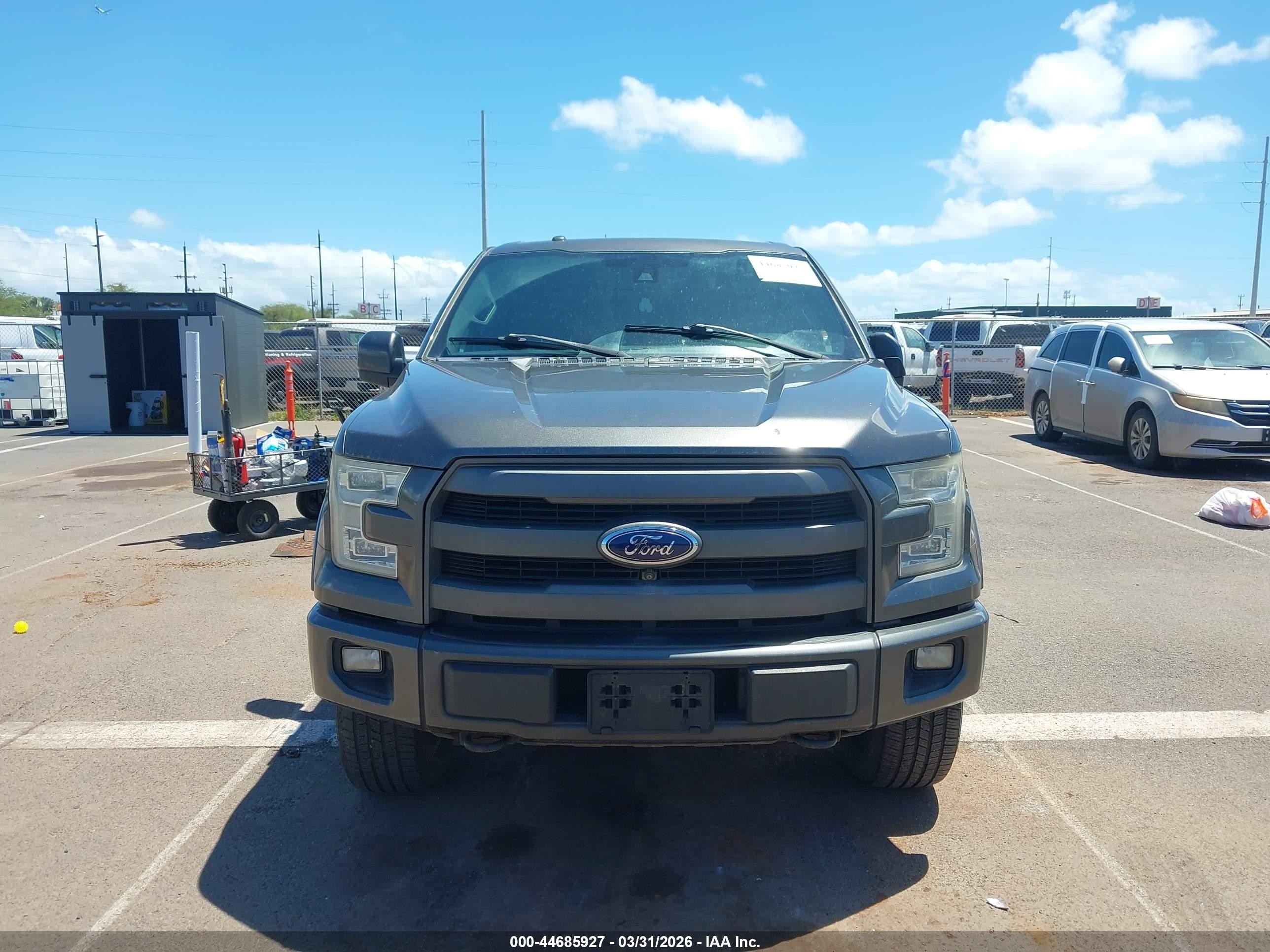 2015 Ford F-150 Lariat Black vin: 1FTEW1EG7FKD41487
