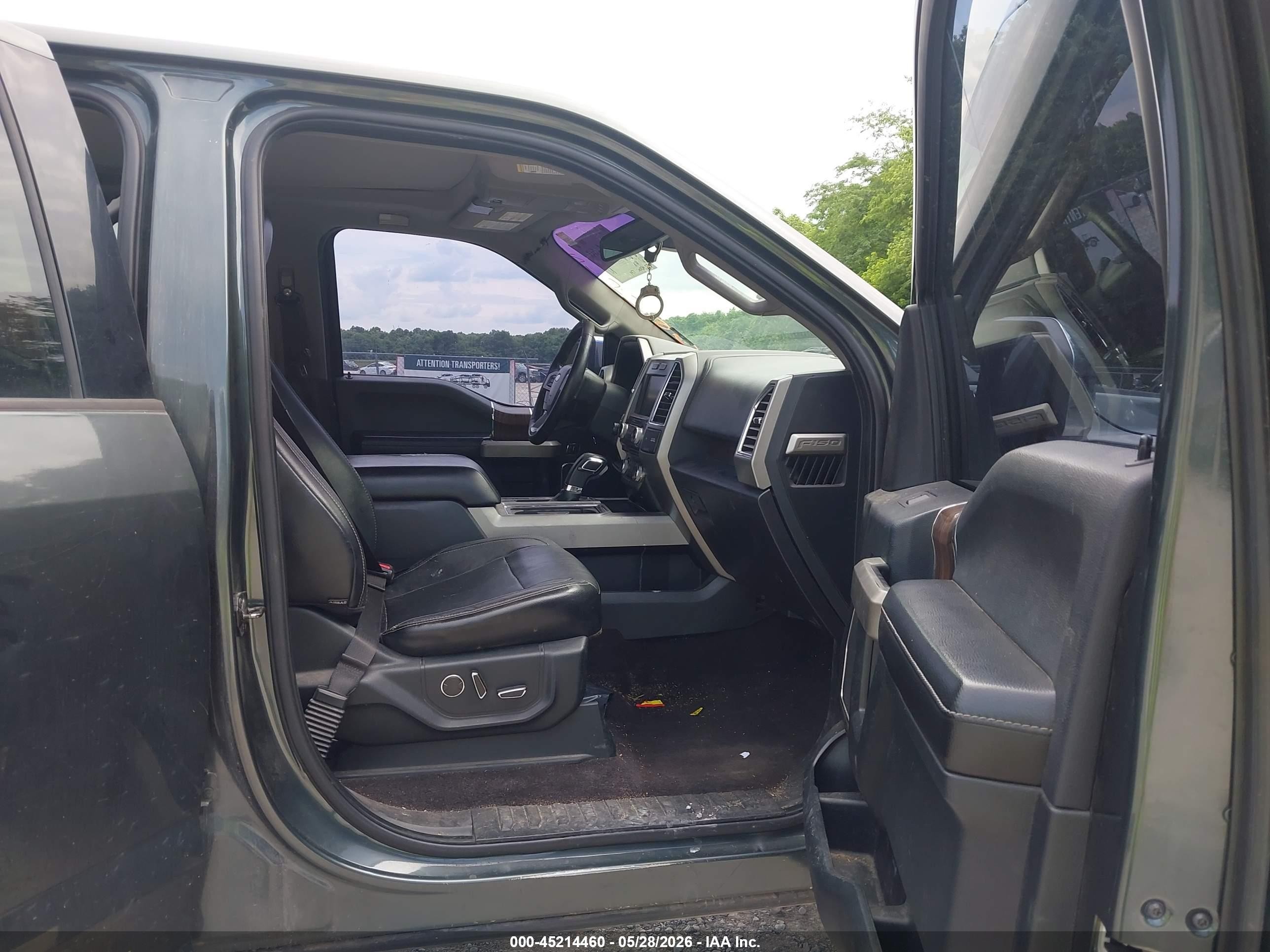 2015 Ford F-150 Lariat Black vin: 1FTEW1EG7FKD93699