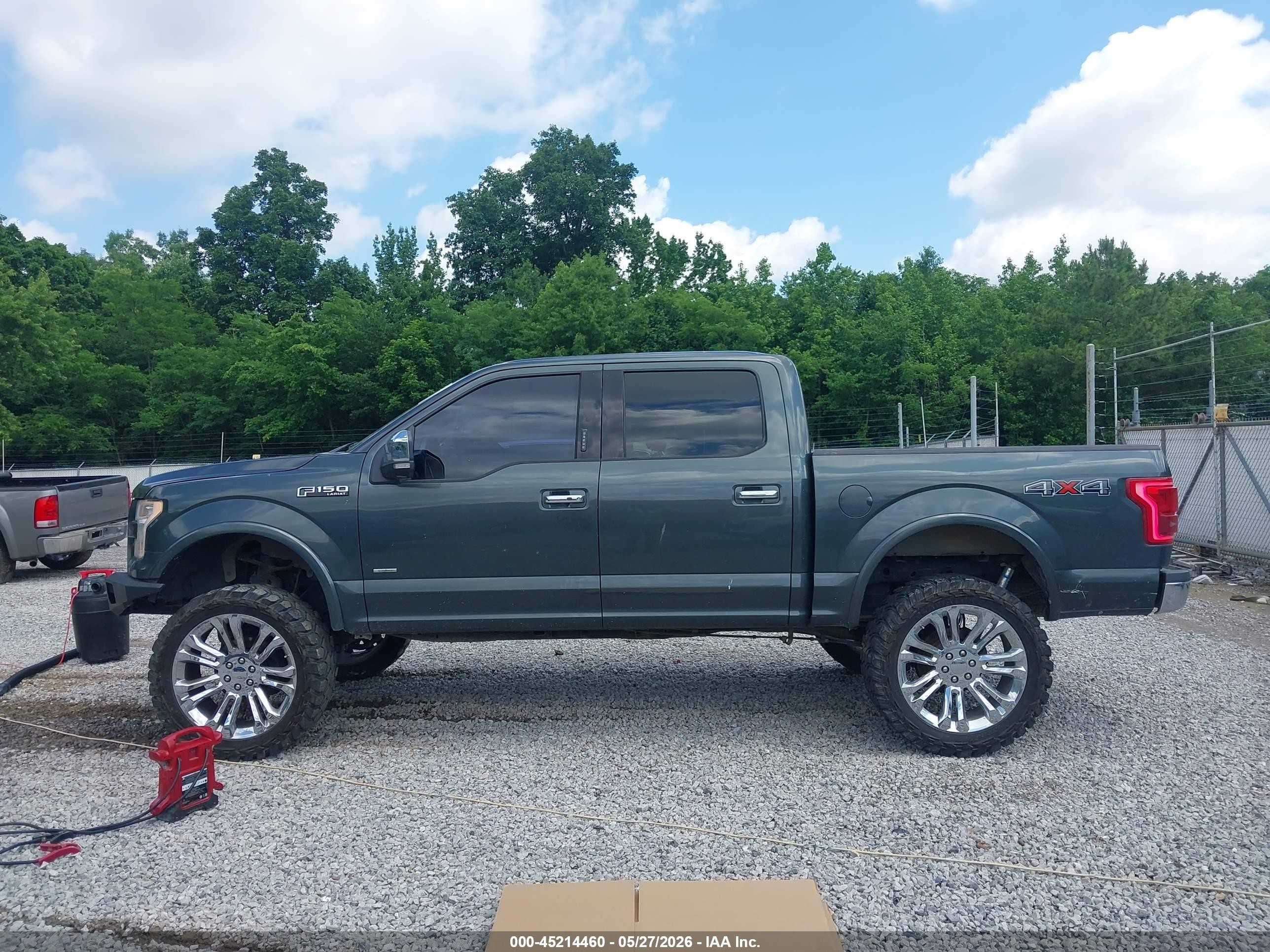 2015 Ford F-150 Lariat Black vin: 1FTEW1EG7FKD93699
