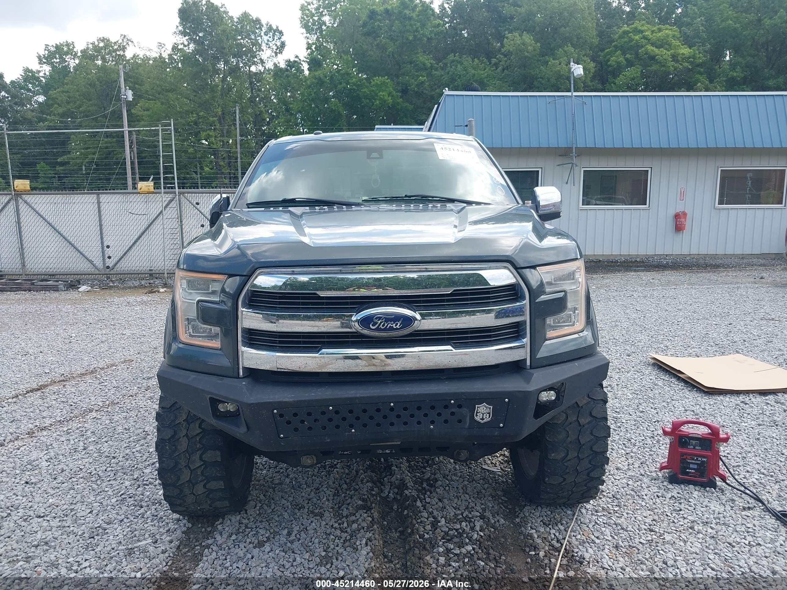 2015 Ford F-150 Lariat Black vin: 1FTEW1EG7FKD93699