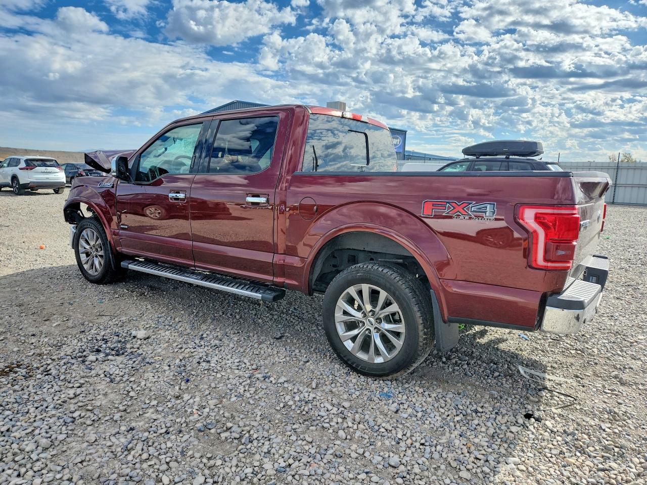 2015 Ford F150 Supercrew Burgundy vin: 1FTEW1EG7FKF10293