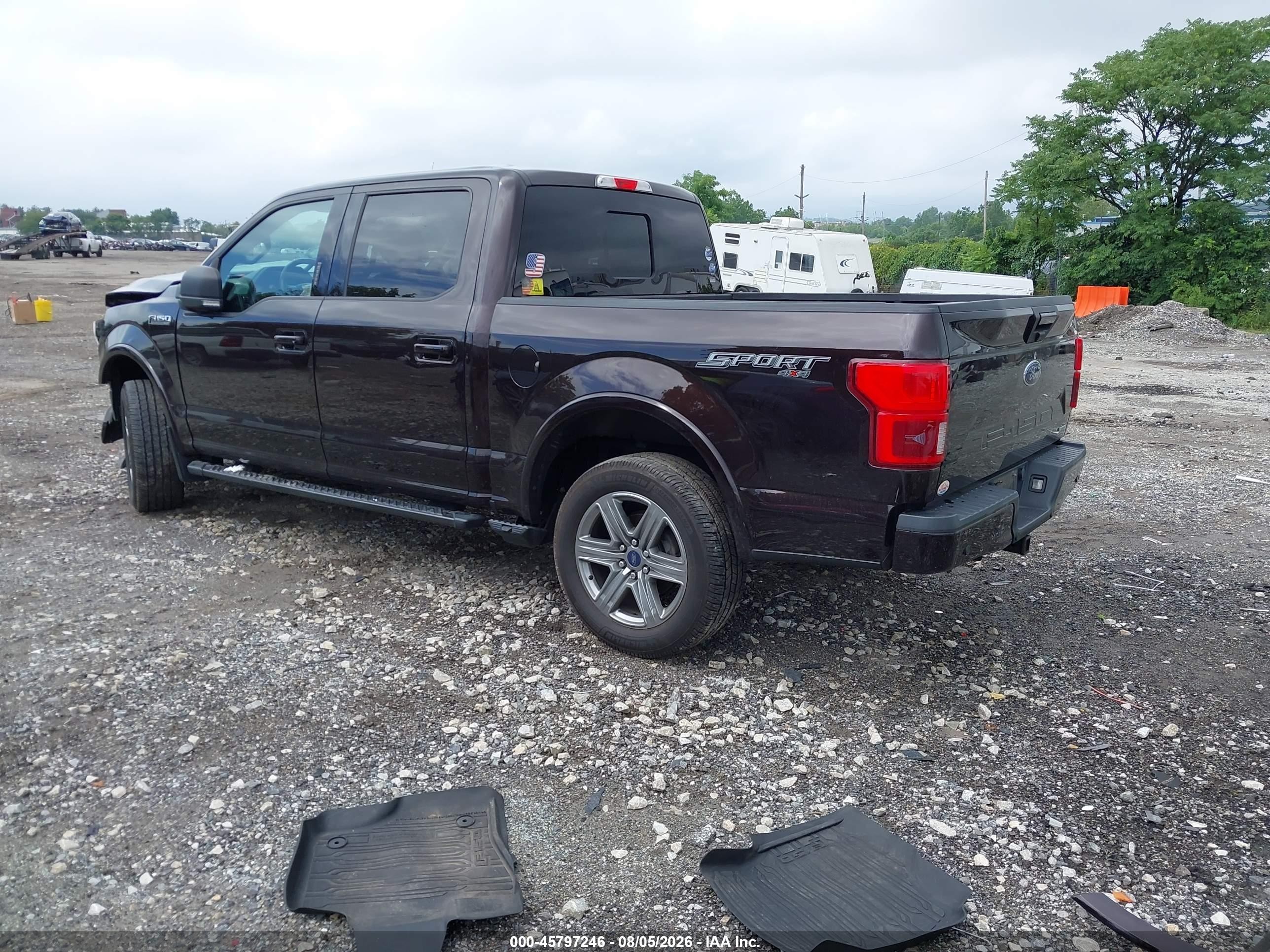 2018 Ford F150 Supercrew Black vin: 1FTEW1EG7JFC51211